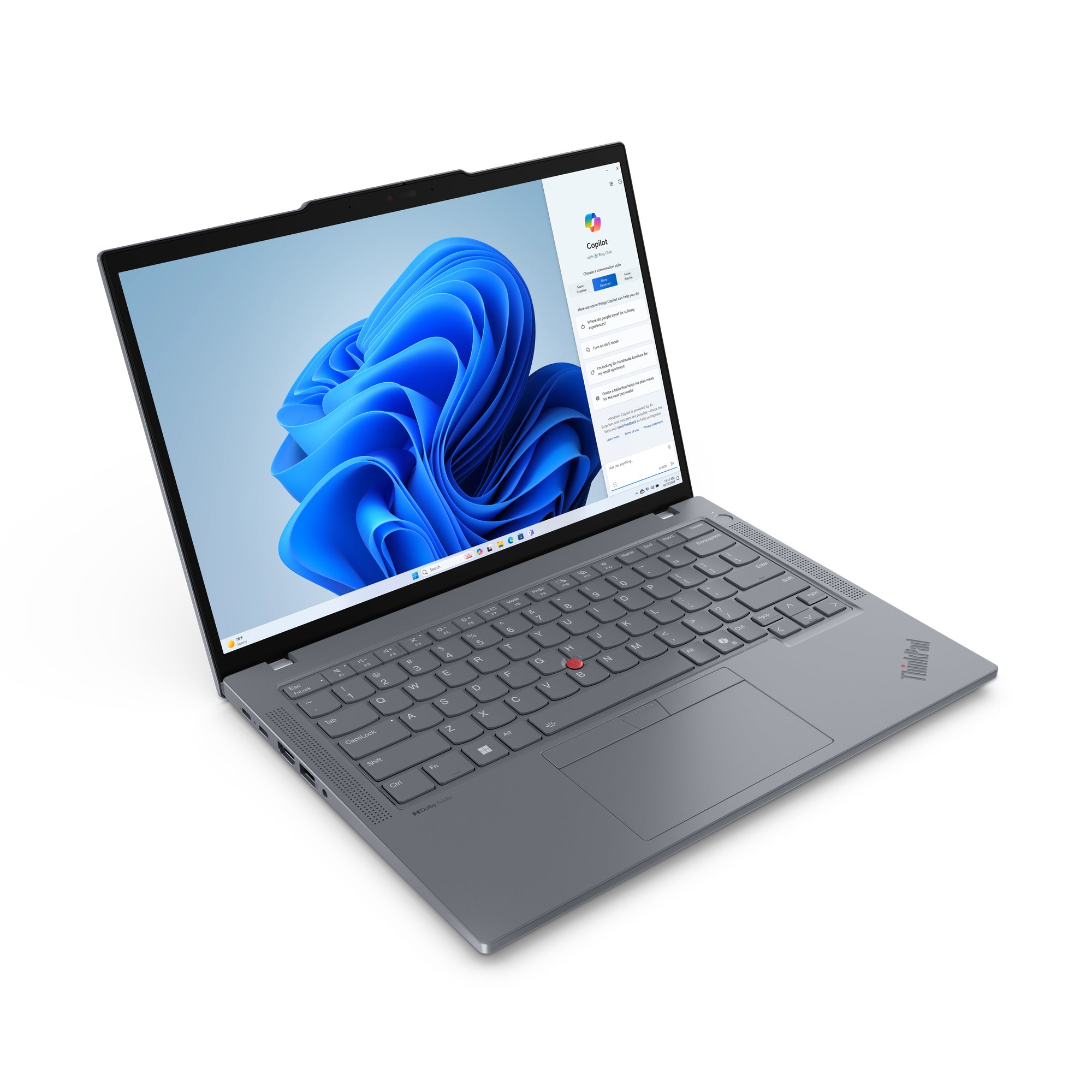 Lenovo ThinkPad T14 Gen 5 14" WUXGA Notebook, Intel Ultra 5 125U, 1.30GHz, 16GB RAM, 256GB SSD, Win11P - 21ML0052US