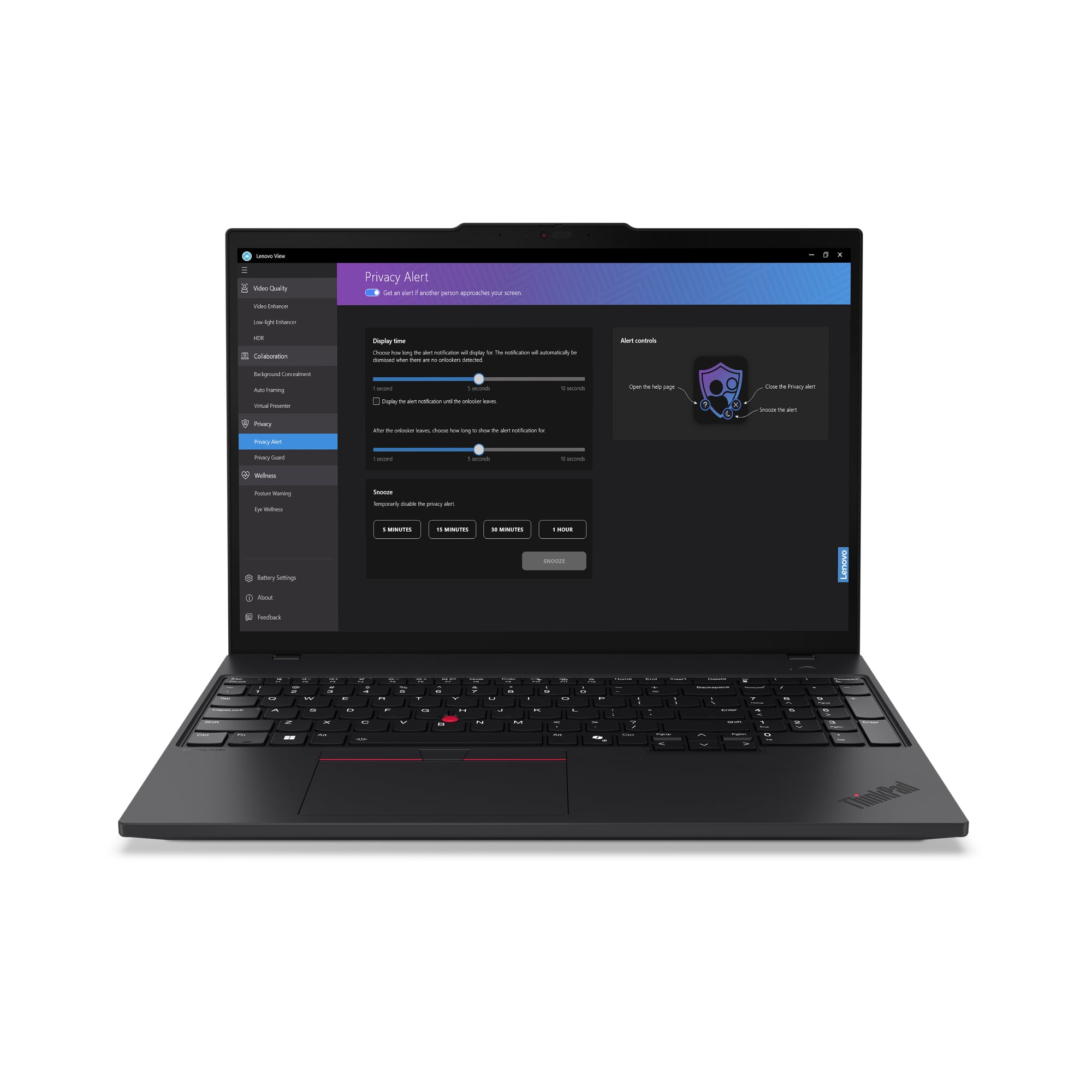 Lenovo ThinkPad T16 Gen 3 16" WUXGA Notebook, Intel Ultra 7 155U, 1.70GHz, 16GB RAM, 512GB SSD, Win11P - 21MN00AHUS
