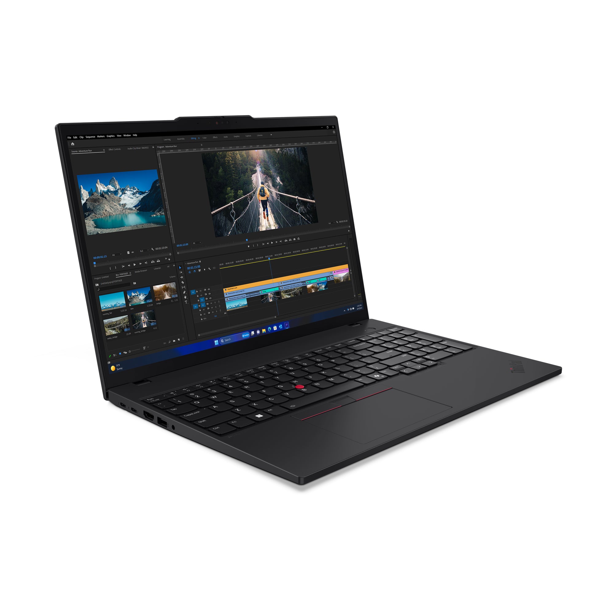 Lenovo ThinkPad T16 Gen 3 16" WUXGA Notebook, Intel Ultra 7 155U, 1.70GHz, 16GB RAM, 512GB SSD, Win11P - 21MN00AHUS
