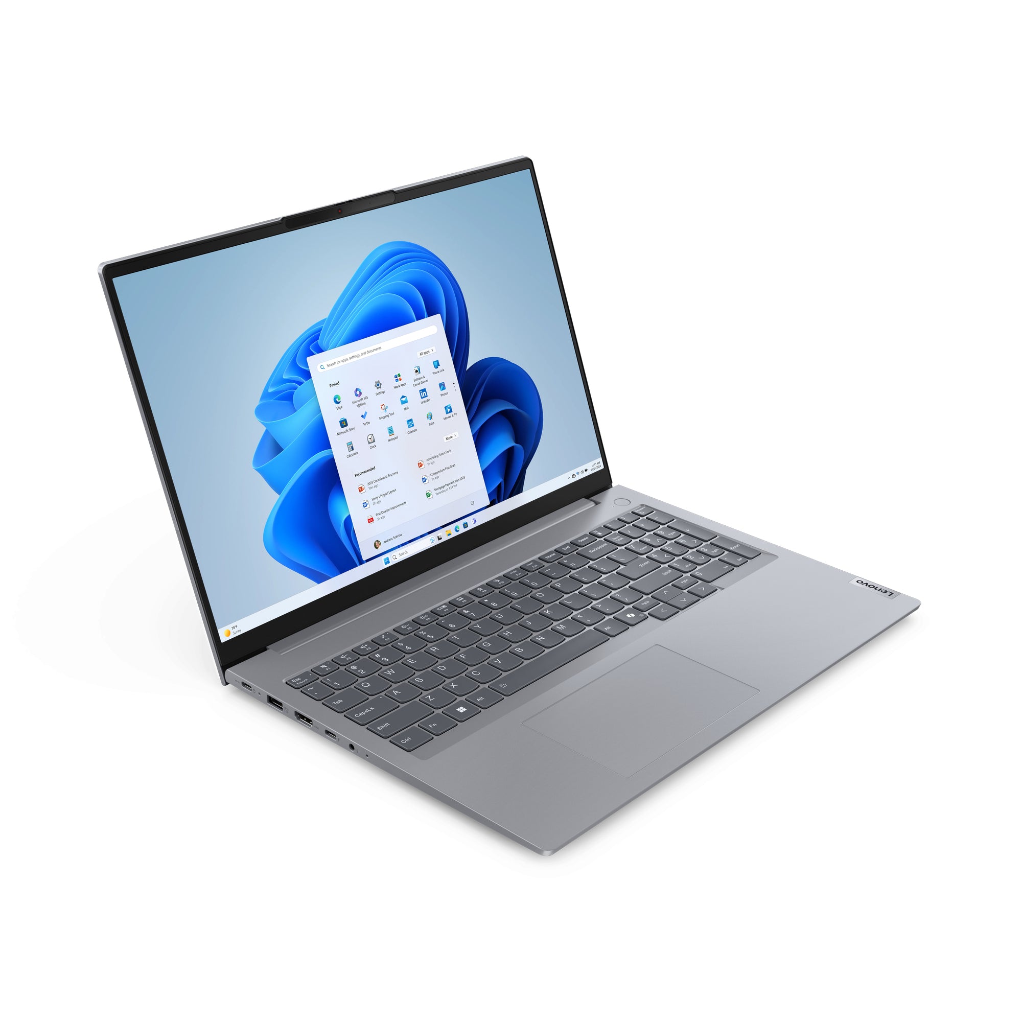 Lenovo ThinkBook 16 G7 ARP 16" WUXGA Notebook, AMD R5-7533HS, 3.30GHz, 16GB RAM, 1TB SSD, Win11P - 21MW009SUS