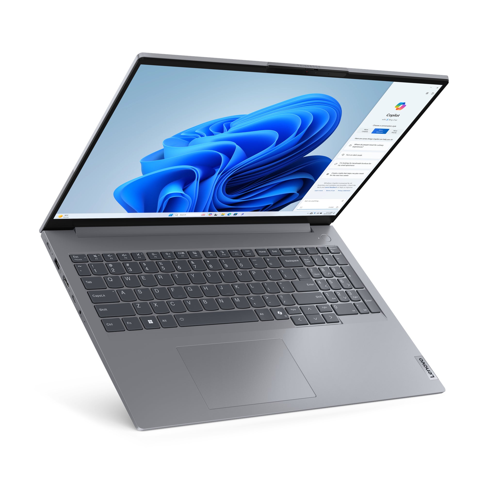 Lenovo ThinkBook 16 G7 ARP 16" WUXGA Notebook, AMD R5-7533HS, 3.30GHz, 16GB RAM, 1TB SSD, Win11P - 21MW009SUS