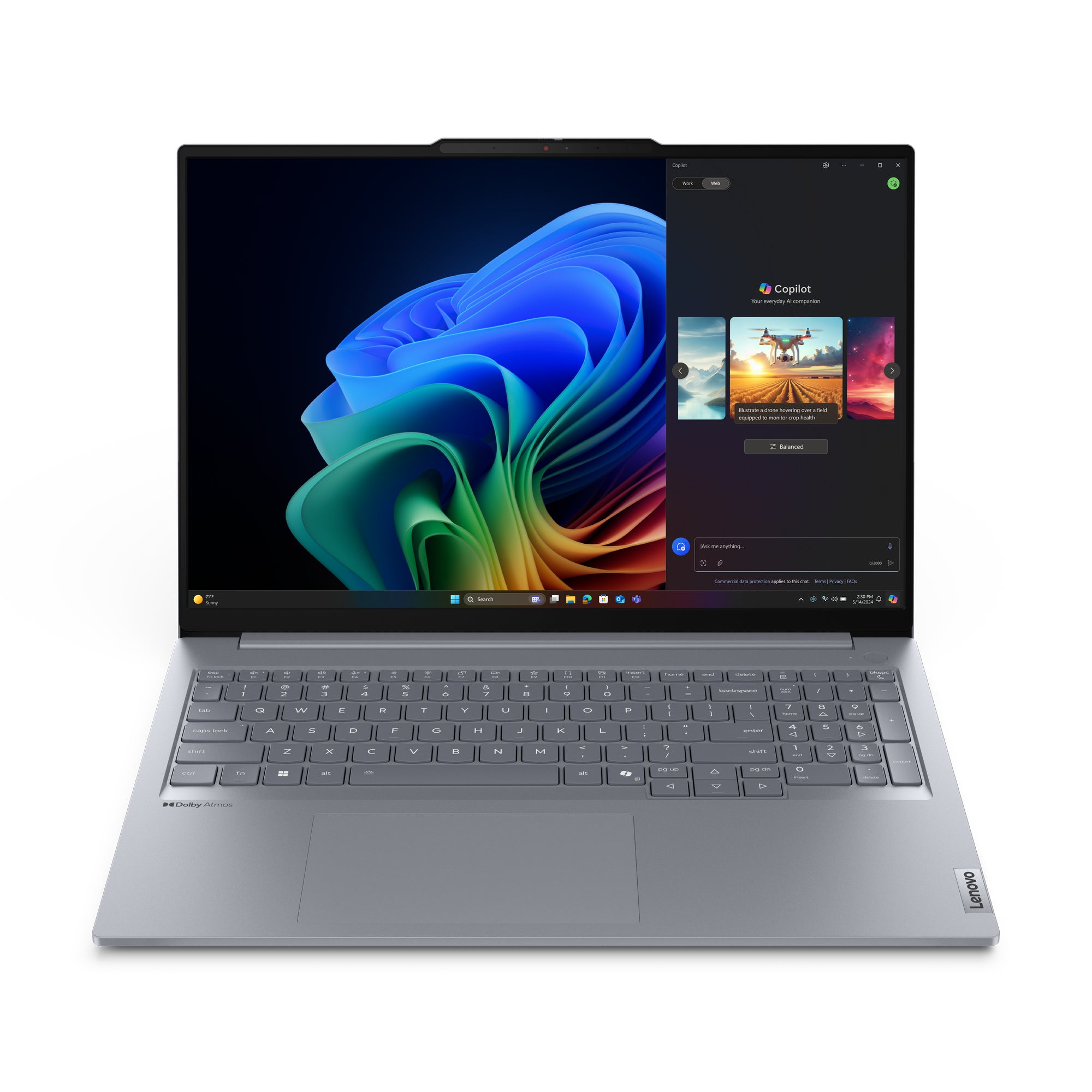 Lenovo ThinkBook 16 G7 QOY 16" WUXGA Notebook, Snapdragon X Plus, 3.40GHz, 16GB RAM, 512GB SSD, Win11P - 21NH000JUS