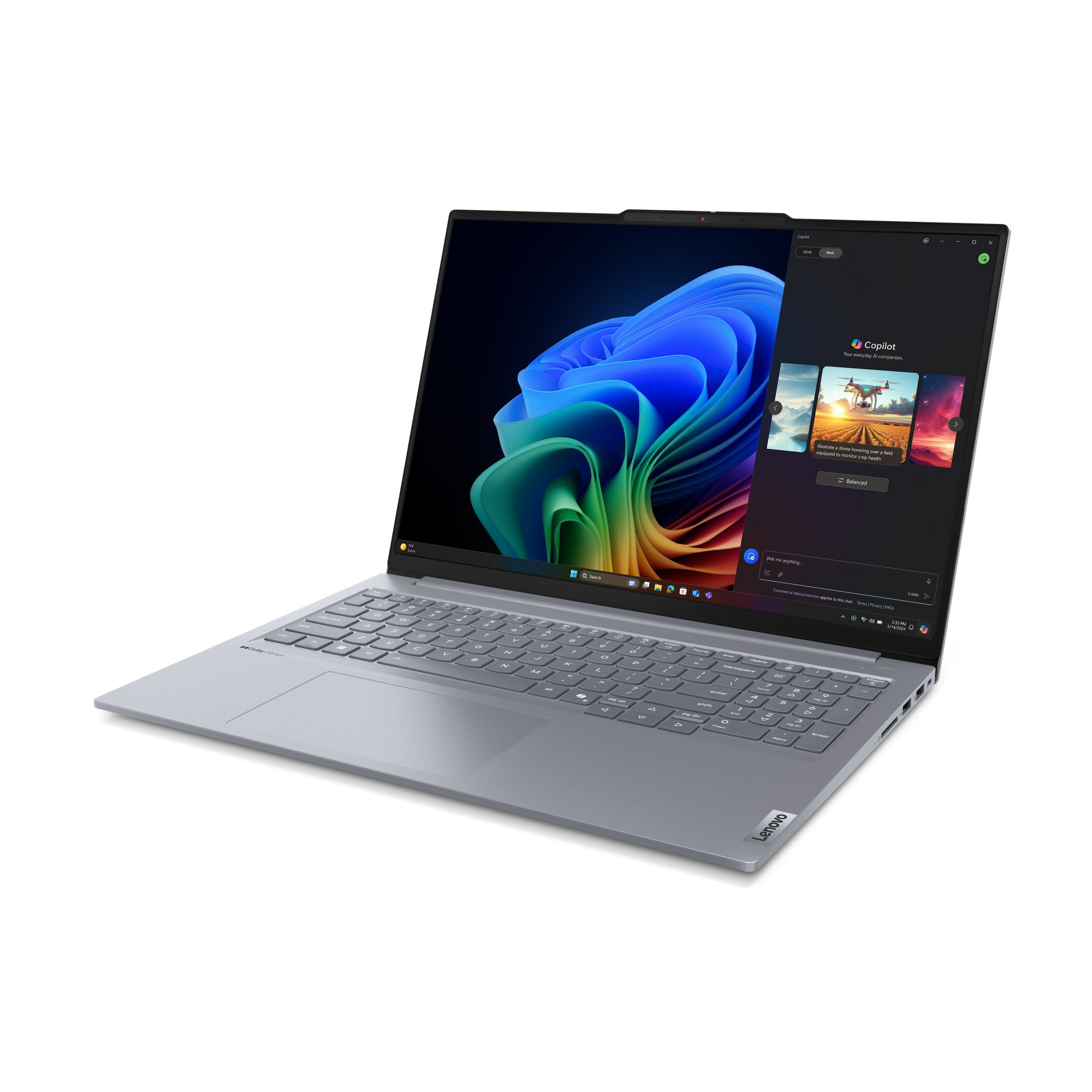 Lenovo ThinkBook 16 G7 QOY 16" WUXGA Notebook, Snapdragon X Plus, 3.40GHz, 16GB RAM, 512GB SSD, Win11P - 21NH000JUS