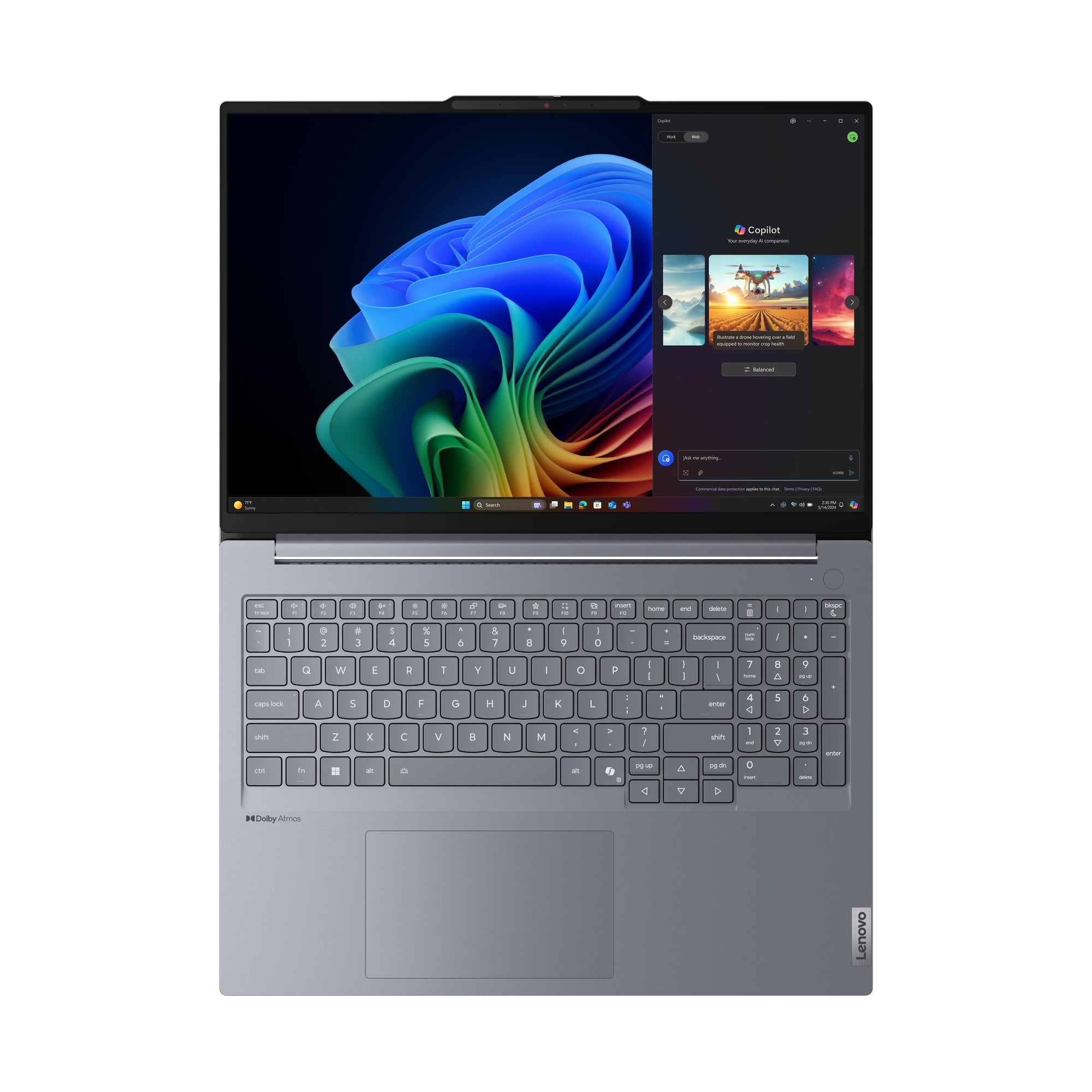 Lenovo ThinkBook 16 G7 QOY 16" WUXGA Notebook, Snapdragon X Plus, 3.40GHz, 16GB RAM, 512GB SSD, Win11P - 21NH000JUS
