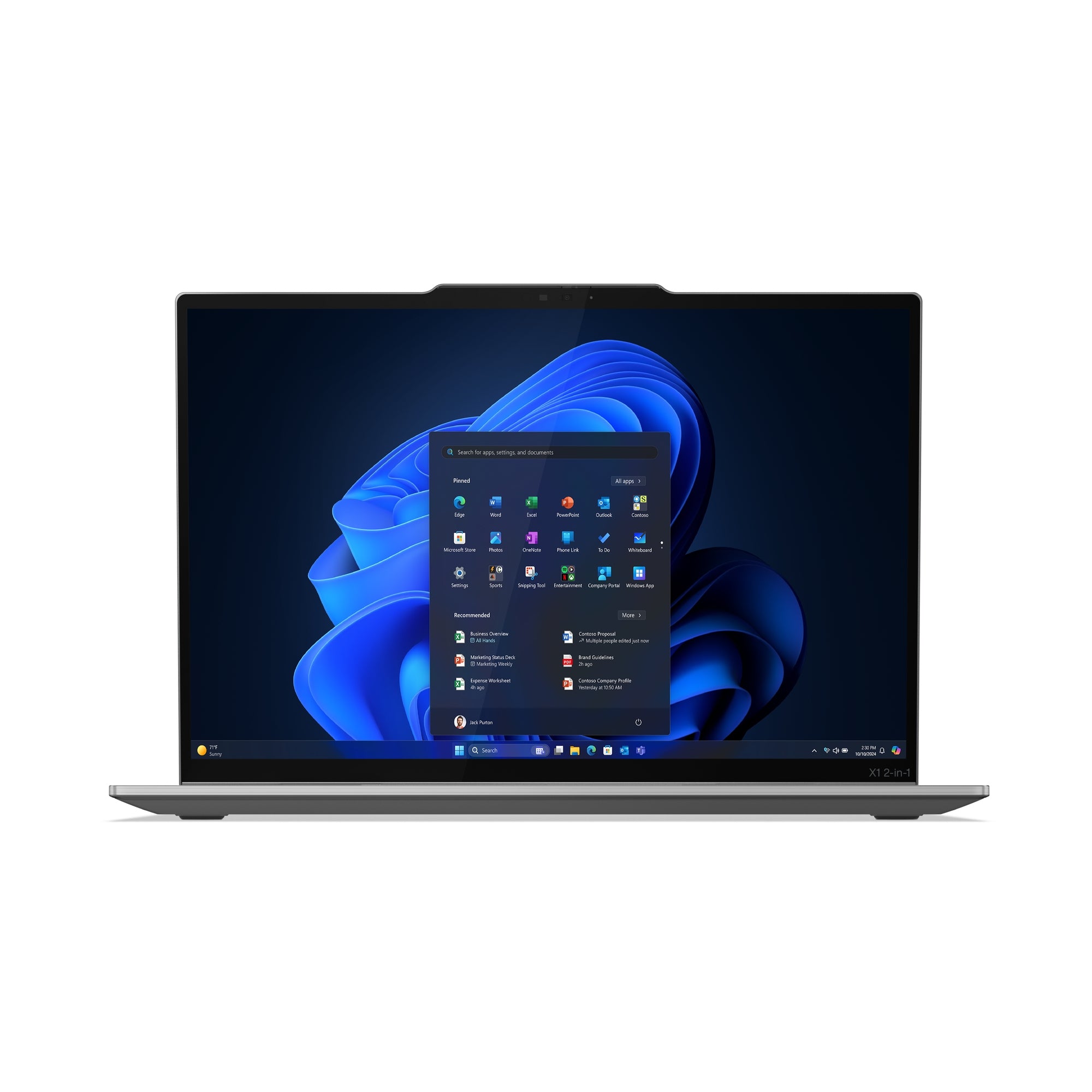 Lenovo ThinkPad X1 Gen 10 14" WUXGA Convertible Notebook, Intel Ultra 5 225U, 16GB RAM, 512GB SSD, Win11P - 21Q000D5US