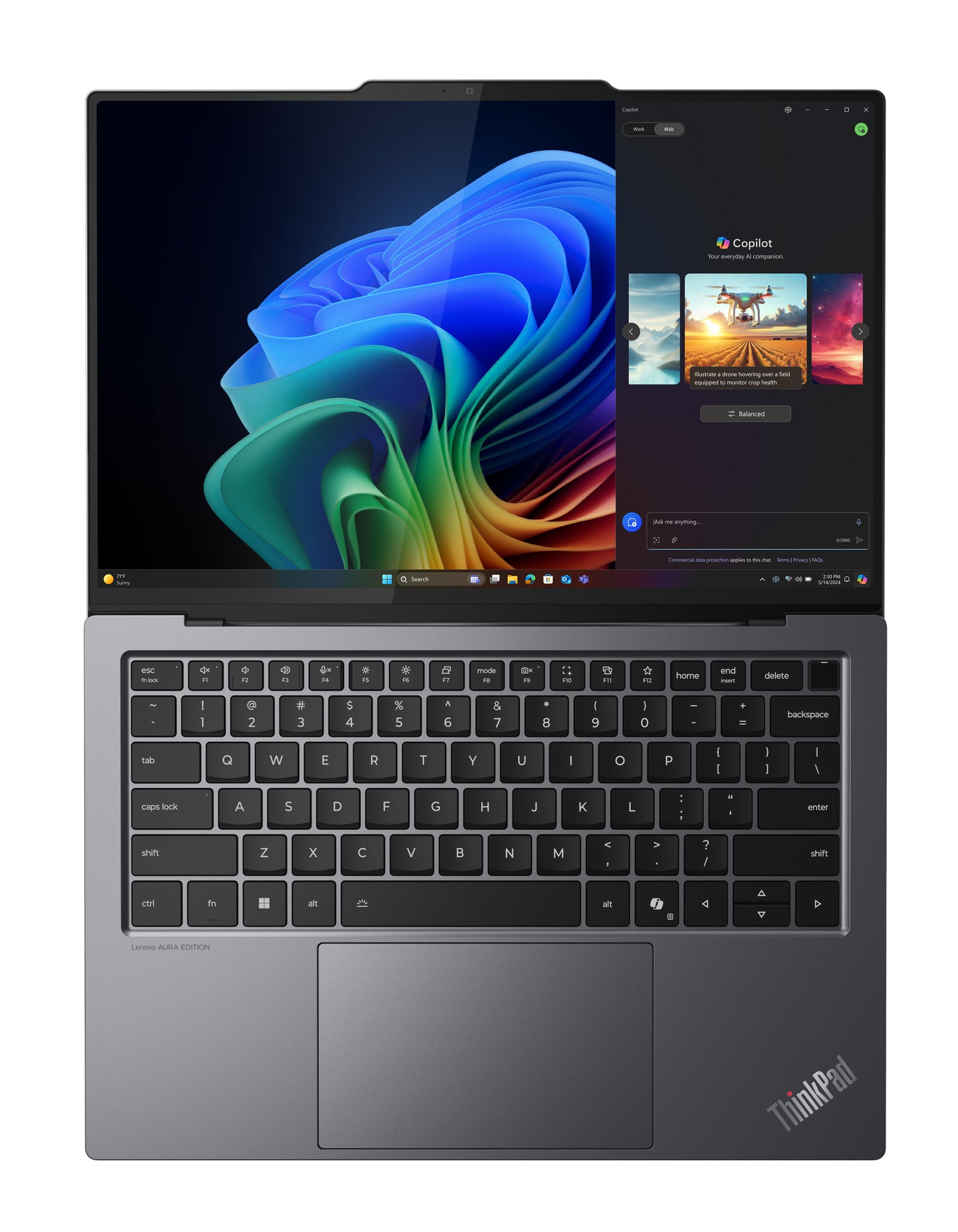 Lenovo ThinkPad X9-14 Gen 1 14" 2.8K Notebook, Intel Ultra 7 258V, 32GB RAM, 512GB SSD, Win11P - 21QA008NUS