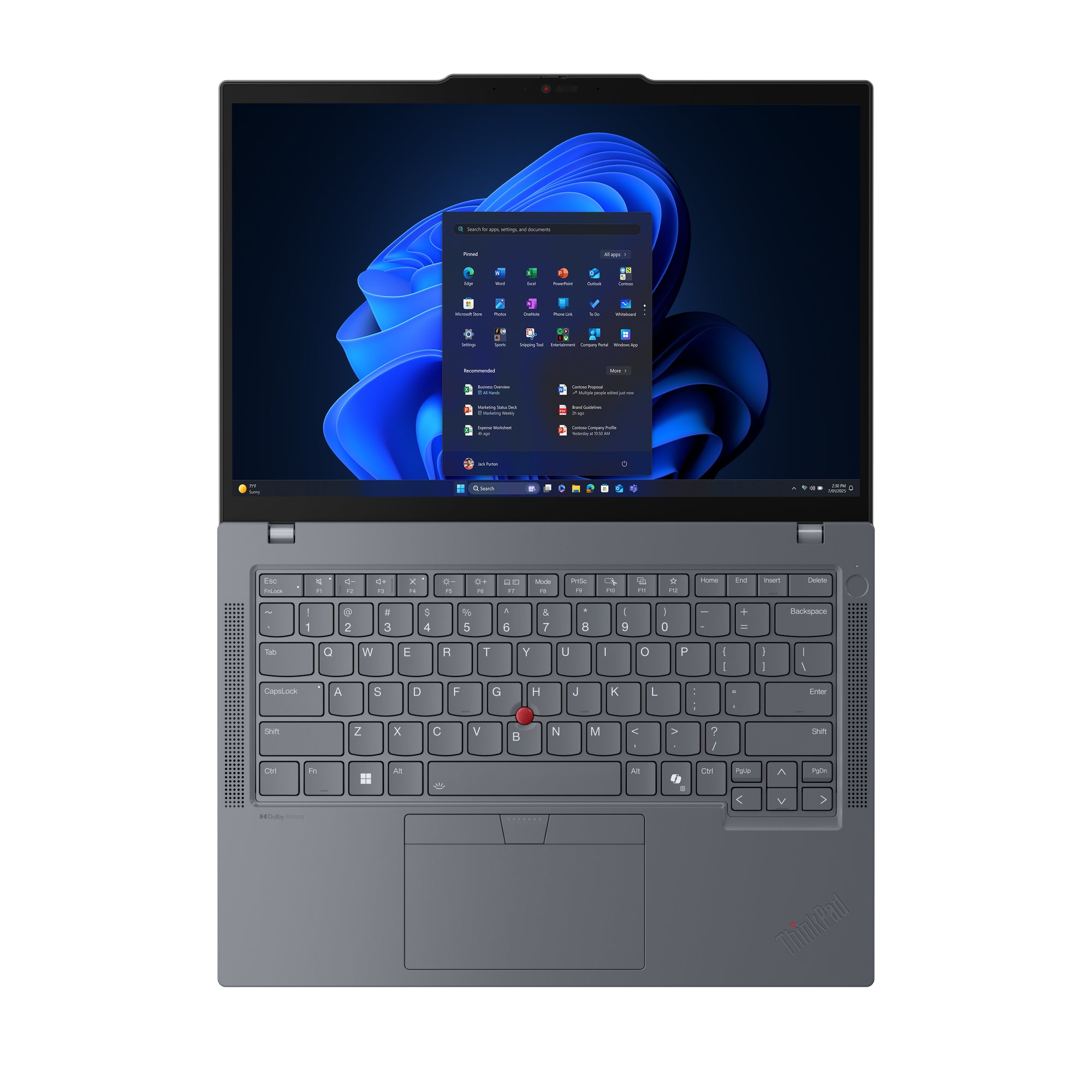 Lenovo ThinkPad T14 Gen 6 14" WUXGA Notebook, Intel Ultra 7 255U, 16GB RAM, 512GB SSD, Win11P - 21QC0021US