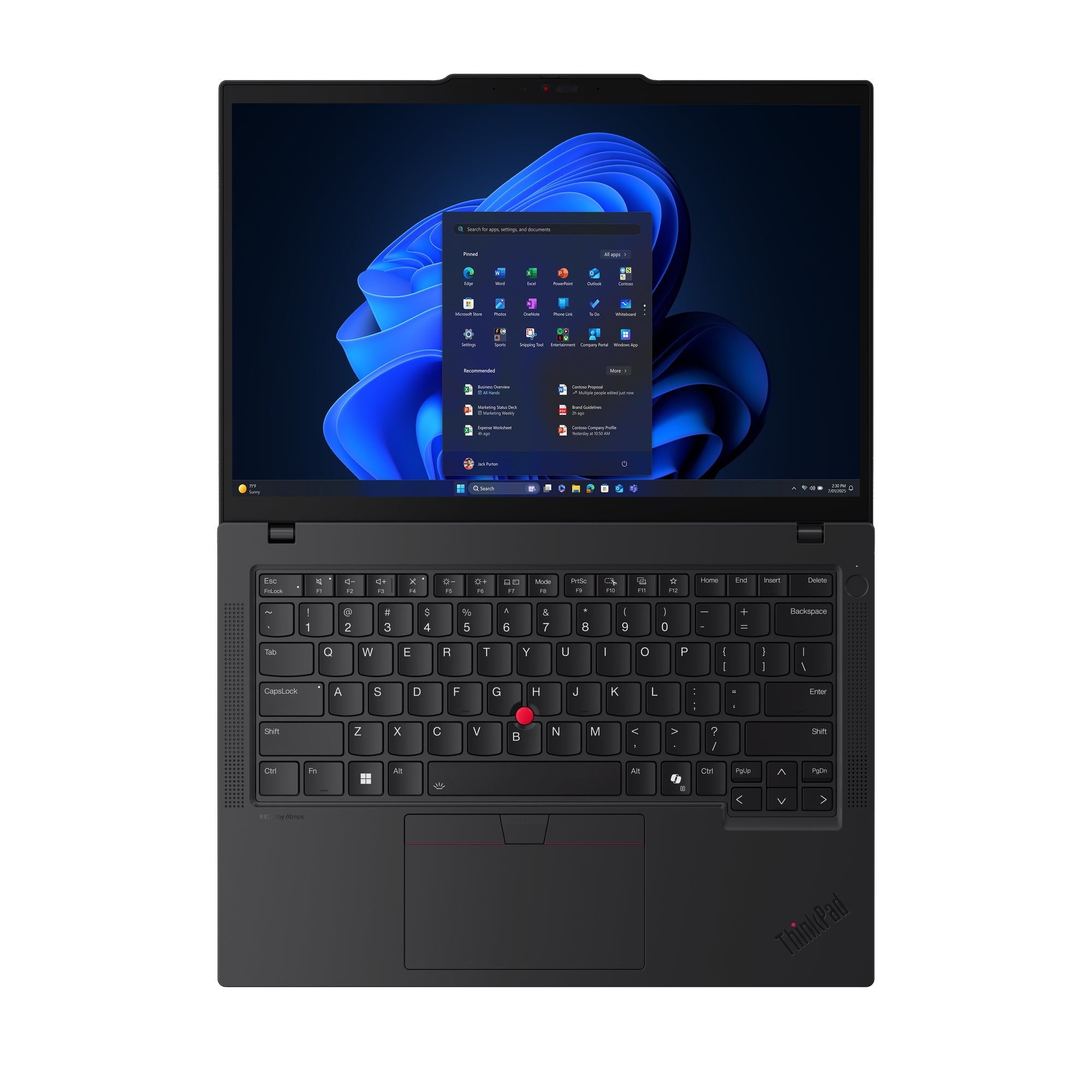 Lenovo ThinkPad T14 Gen 6 14" WUXGA Notebook, Intel Ultra 7 265U, 32GB RAM, 512GB SSD, Win11P - 21QC00AUUS