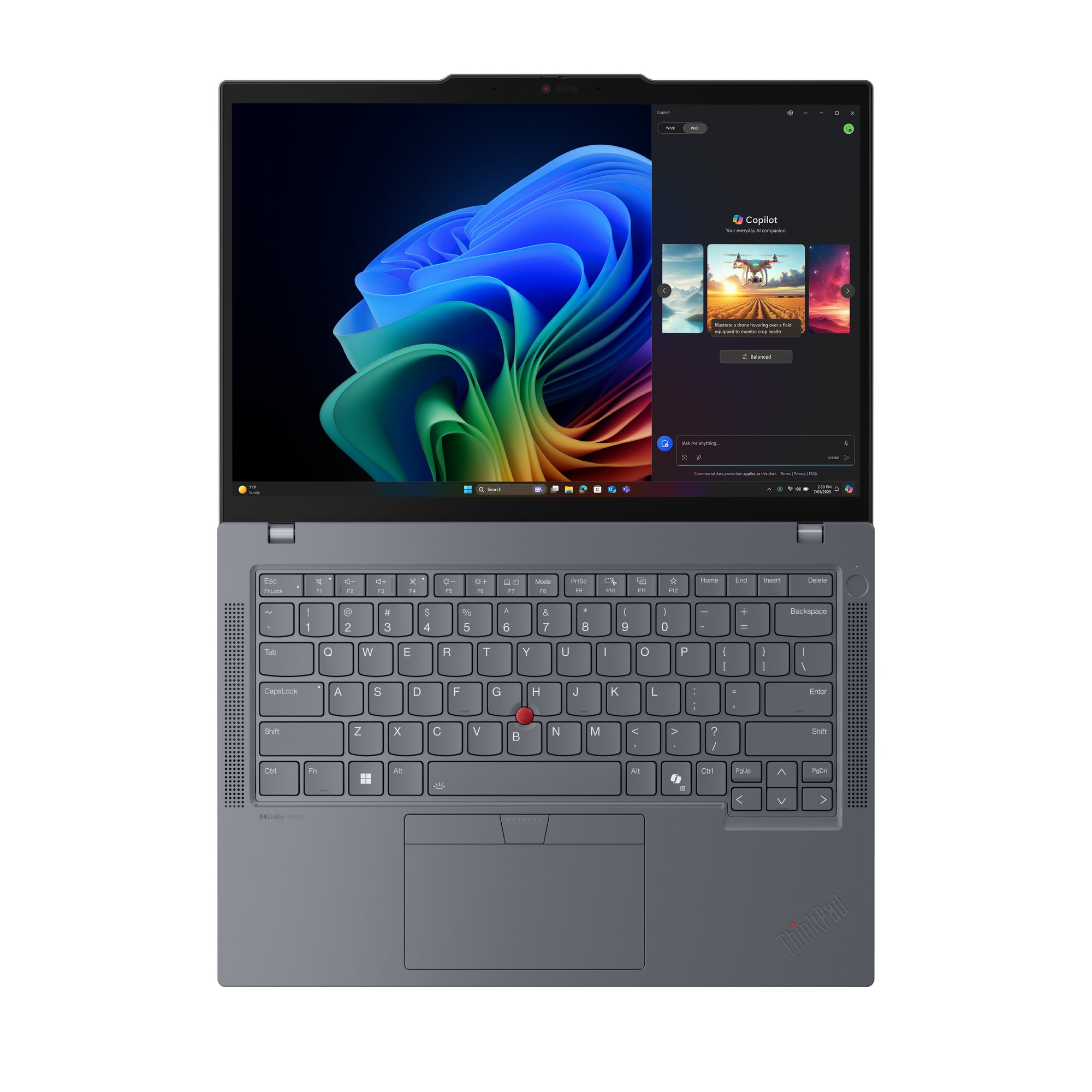 Lenovo ThinkPad T14 Gen 6 14" WUXGA Notebook, AMD Ryzen AI 5 PRO 340, 16GB RAM, 256GB SSD, Win11P - 21QJ00CRUS