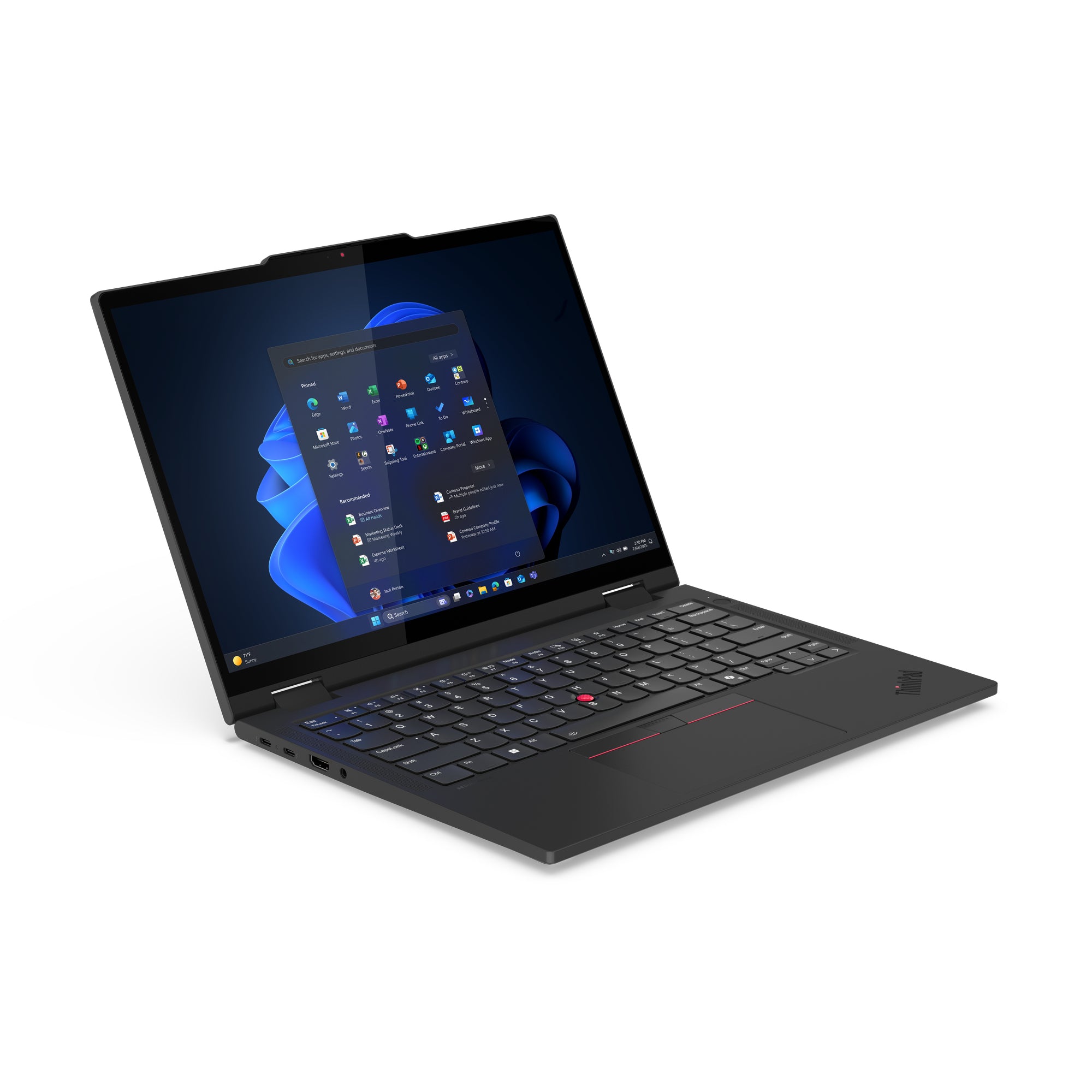Lenovo ThinkPad T14s Gen 1 14" WUXGA Convertible Notebook, Intel Ultra 7 255U, 16GB RAM, 1TB SSD, Win11P - 21R3000WUS