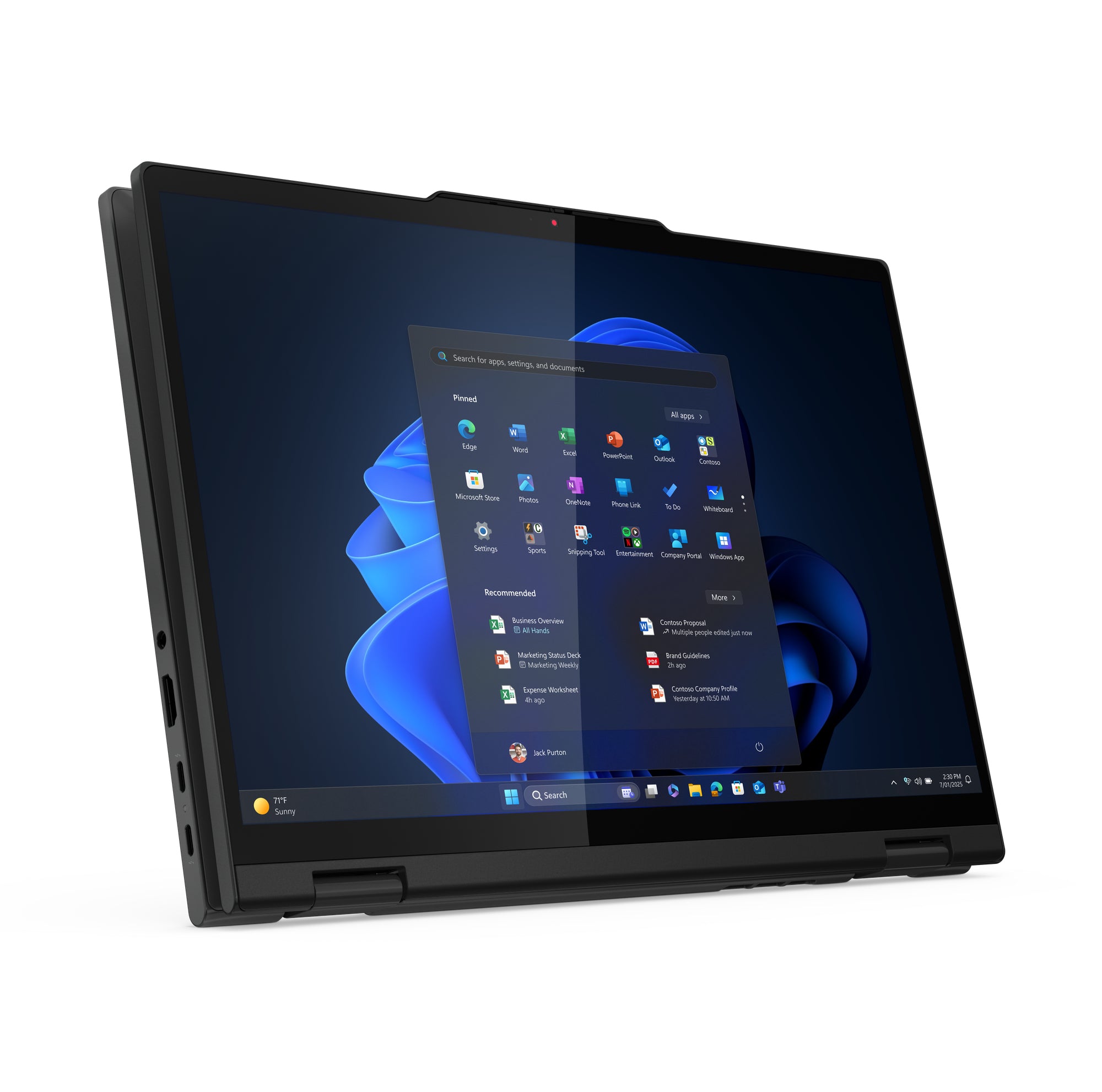 Lenovo ThinkPad T14s Gen 1 14" WUXGA Convertible Notebook, Intel Ultra 7 255U, 16GB RAM, 1TB SSD, Win11P - 21R3000WUS
