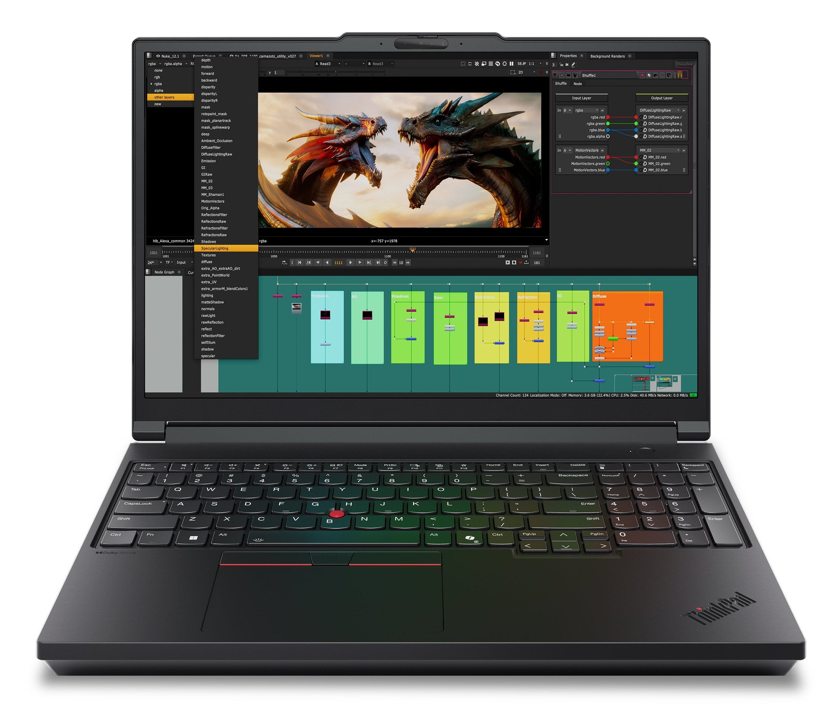 Lenovo ThinkPad P16 Gen 3 16" WQUXGA Mobile Workstation, Intel Ultra 9 275HX, RTX PRO 3000, 32GB RAM, 1TB SSD, Win11P - 21RQ0020US