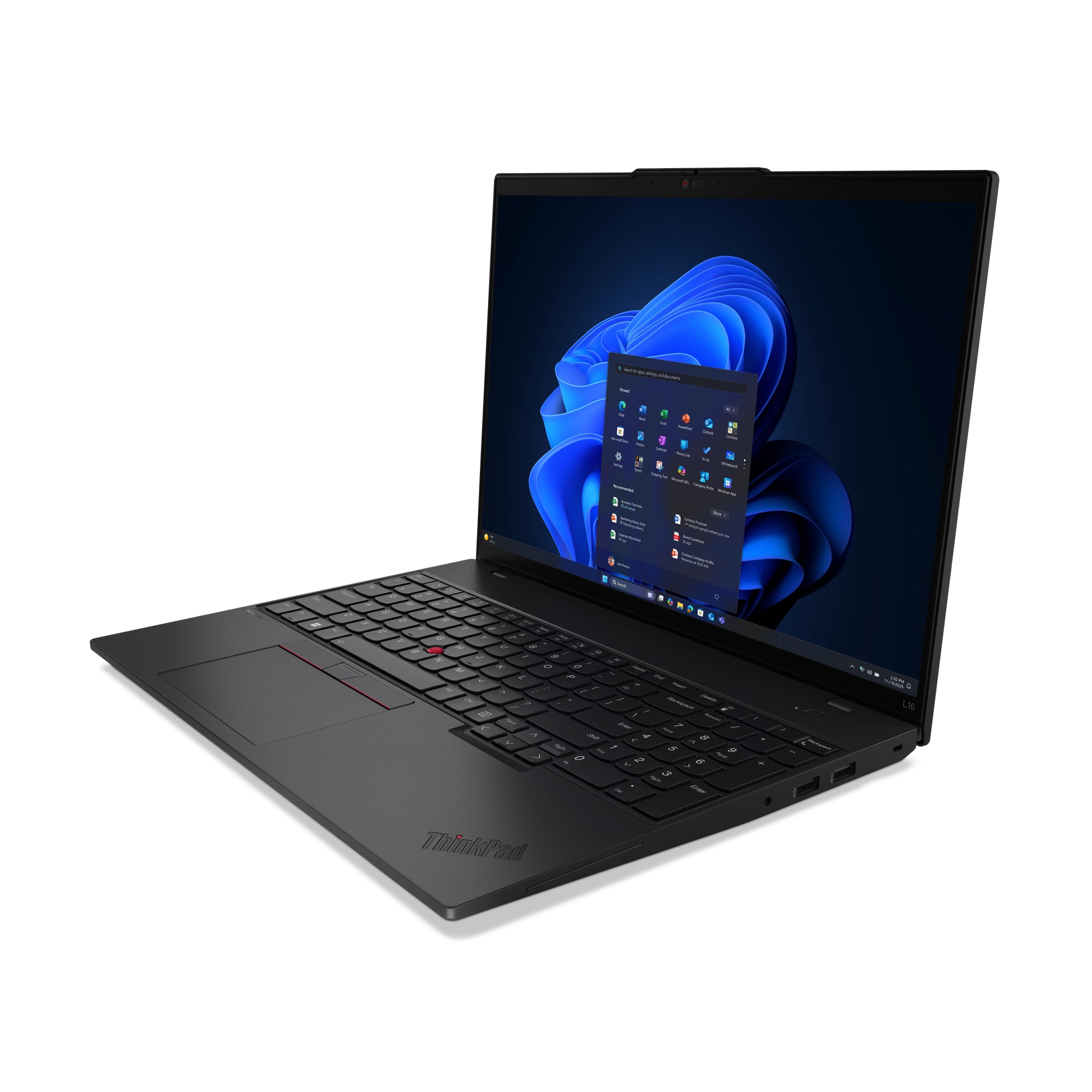 Lenovo ThinkPad L16 Gen 2 16" WUXGA Notebook, Intel Ultra 5 225U, 8GB RAM, 512GB SSD, Win11P - 21SBS2C900