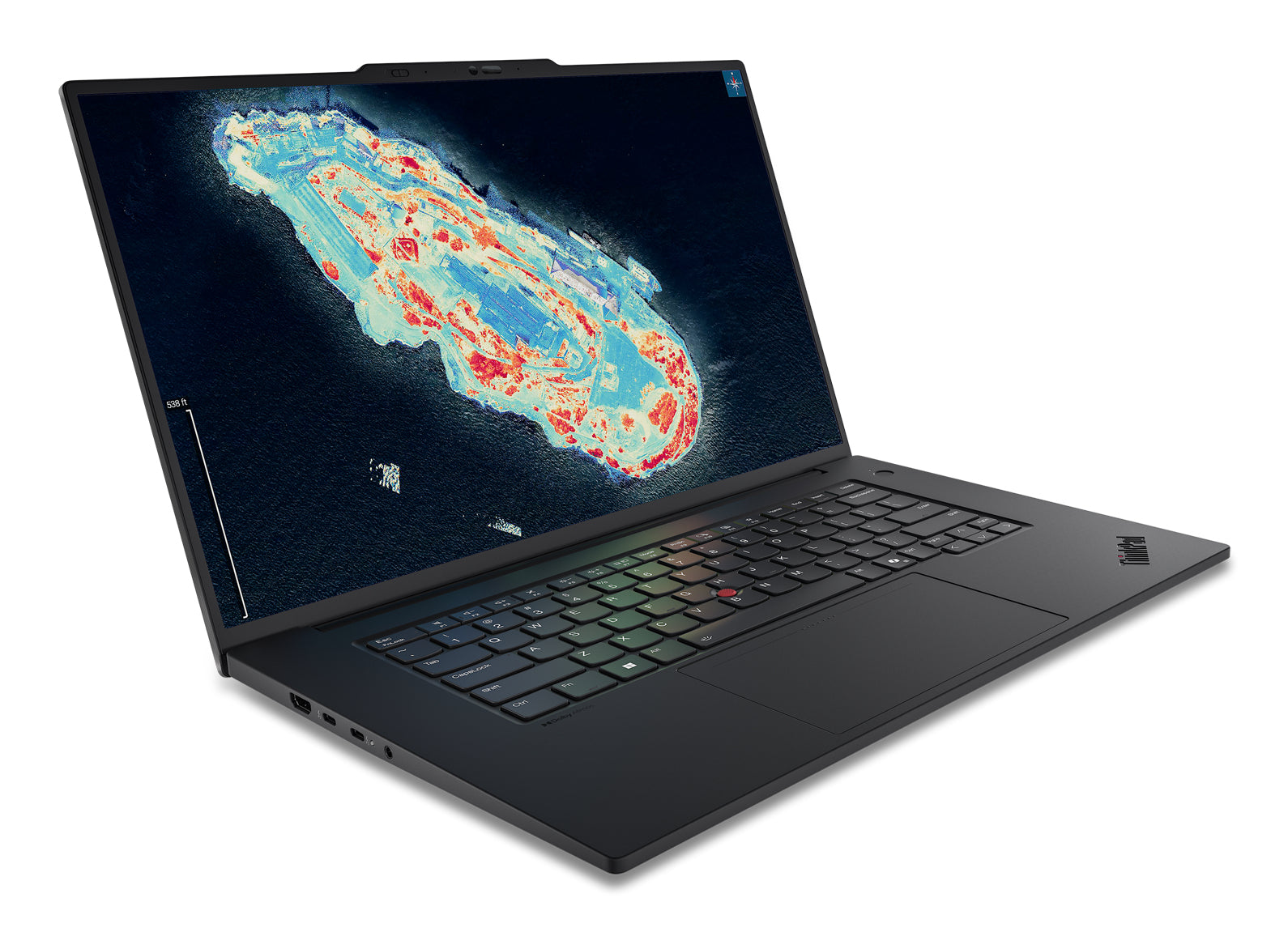 Lenovo ThinkPad T1g Gen 8 16" WQUXGA Notebook, Intel Ultra 7 255H, NVIDIA GeForce RTX 5060, 32GB RAM, 1TB SSD, Win11P - 21TD0010US