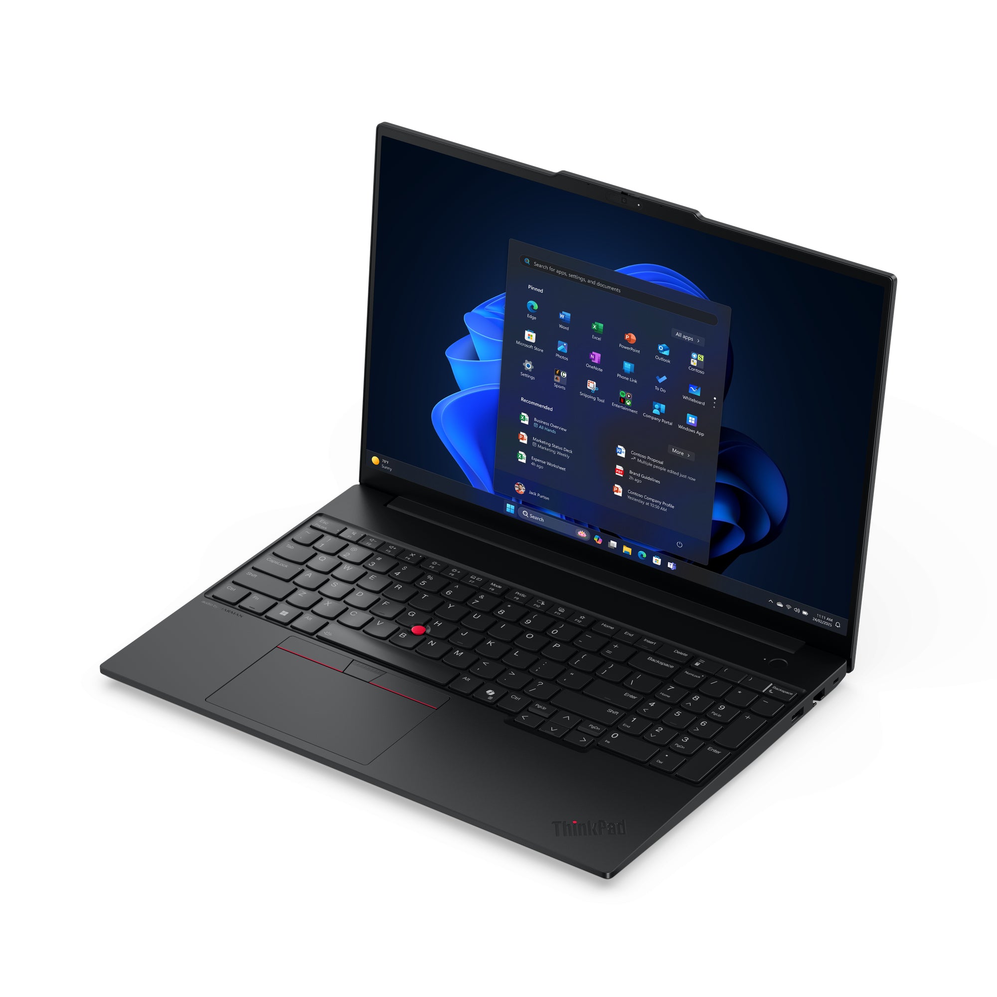 Lenovo ThinkPad E16 Gen 3 16" WUXGA Notebook, Intel Core 7 240H, 16GB RAM, 512GB SSD, Win11P - 21TF0026US