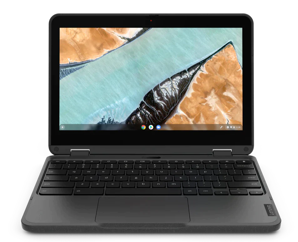 Lenovo 300e 11.6" HD Gen 3 Convertible Chromebook, AMD 3015Ce, 1.20GHz, 4GB RAM, 32GB eMMC, ChromeOS - 82J9000DUS