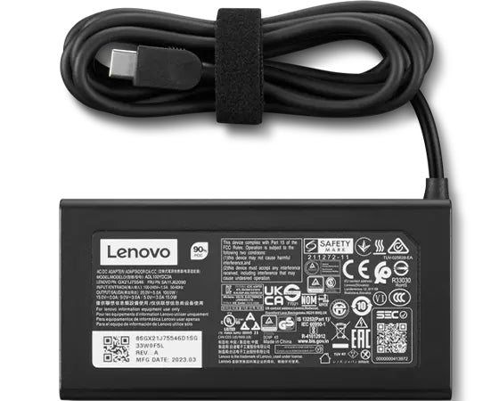 Lenovo 100W USB-C AC Adapter, Power Adapter for ThinkPad Devices - 4X21M37465