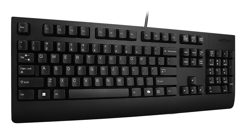 Lenovo Preferred Pro II USB Keyboard AI - US English, USB-A, Black - 4Y41R64588