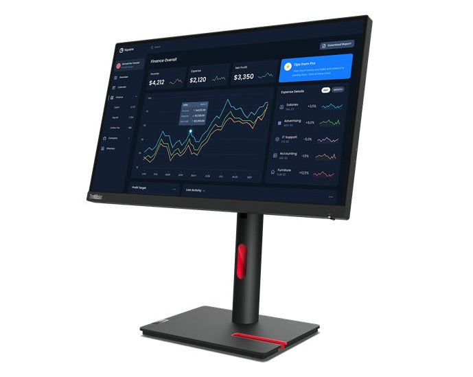 Lenovo ThinkVision T22i-30 21.5" FHD WLED Monitor, 16:9, 6ms, 1000:1-Contrast - 63B0MAT6US