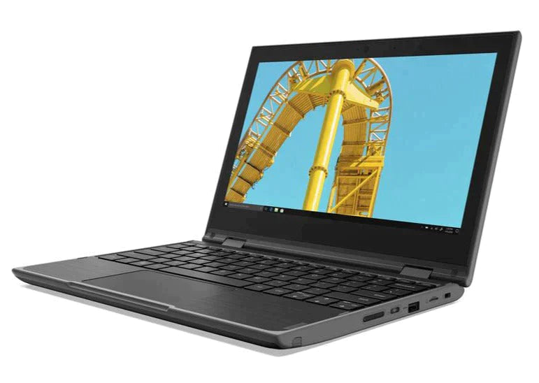 Lenovo 300e 2nd Gen 11.6" HD Notebook, Intel Celeron N4120, 1.10GHz, 4GB RAM, 128GB SSD, Win11DG - 81M900ESUS