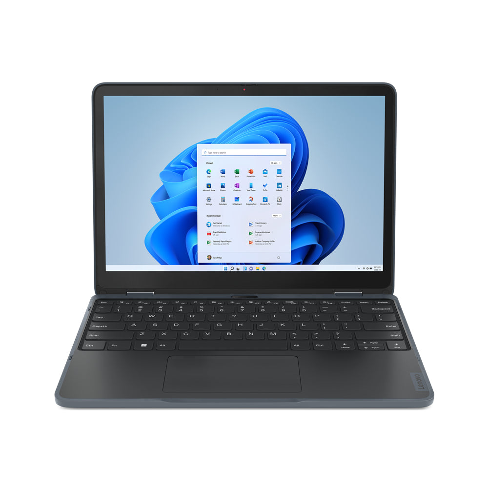 Lenovo 500w Yoga Gen 4 12.2" WUXGA Convertible Notebook, Intel N200, 8GB RAM, 128GB SSD, Win11P - 82VQ0007US