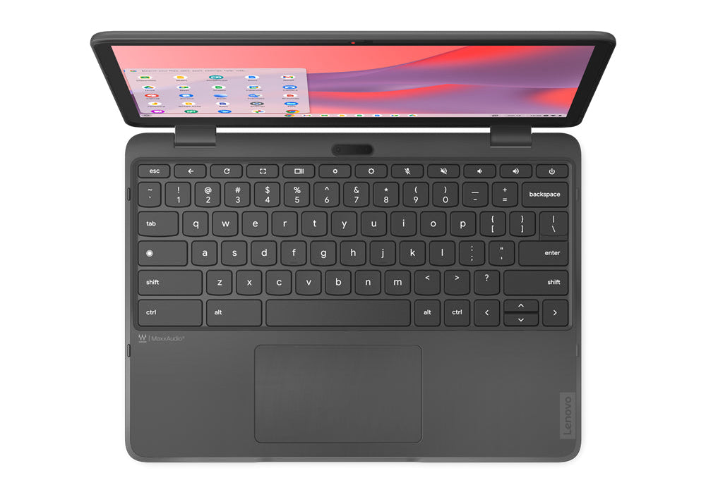 Lenovo 500e Yoga Gen 4 12.2" WUXGA Convertible Chromebook, Intel N100, 0.8GHz, 8GB RAM, 64GB eMMC, ChromeOS - 82W40030US