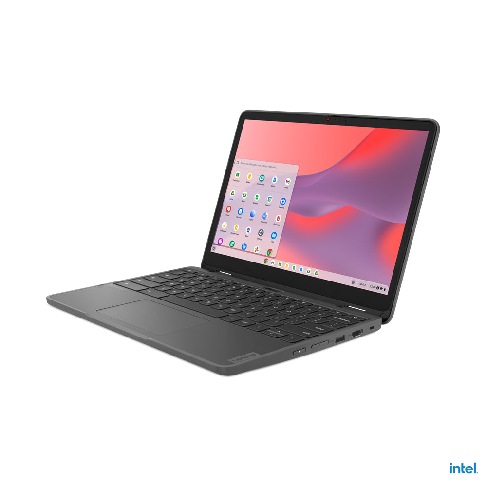 Lenovo 500e Yoga Gen 4 12.2" WUXGA Convertible Chromebook, Intel N100, 0.8GHz, 4GB RAM, 32GB eMMC, ChromeOS- 82W4000AUS