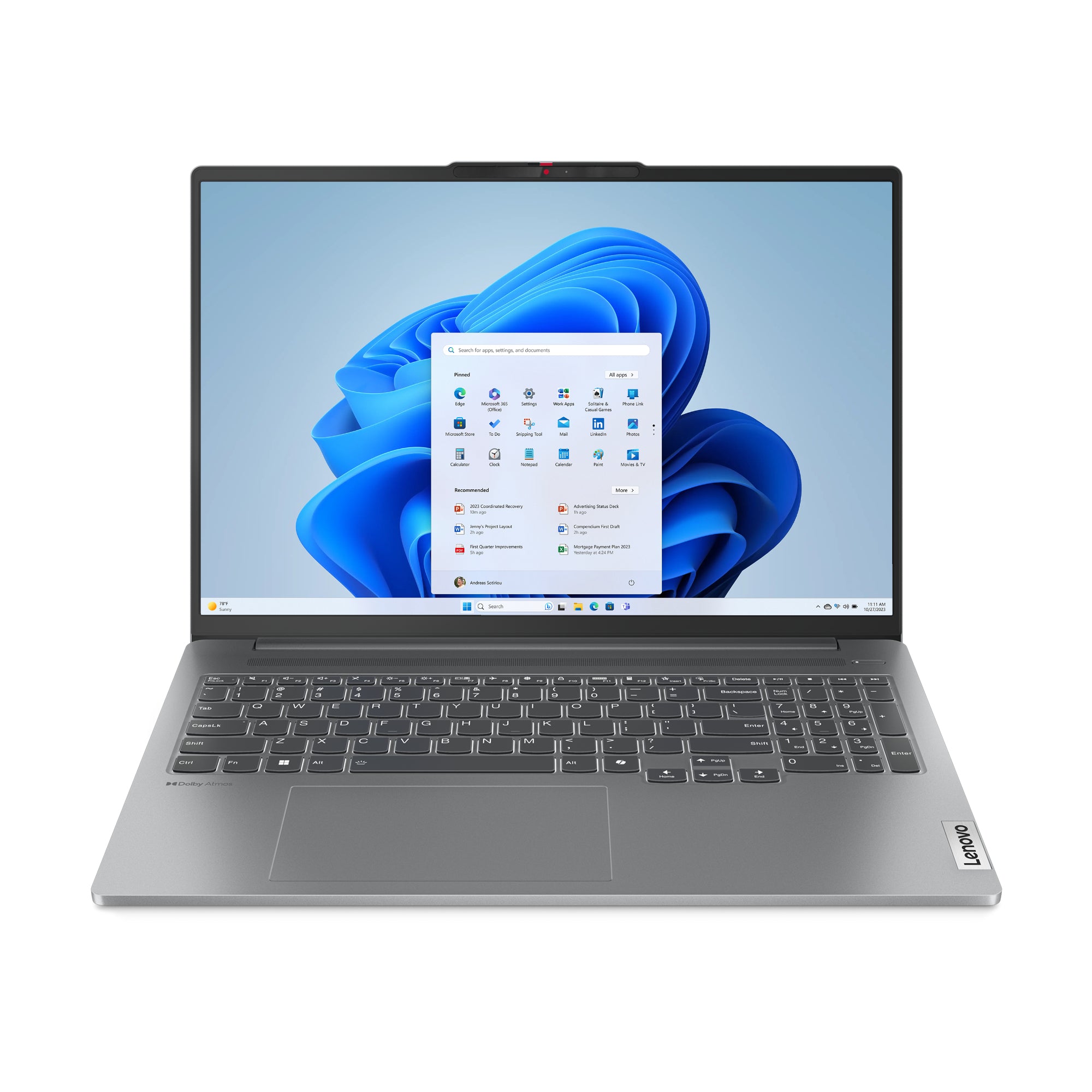 Lenovo IdeaPad Pro 5 16IMH9 16" 2K Notebook, Intel Ultra 7 155H, RTX 3050, 16GB RAM, 1TB SSD, Win11H - 83D40021US