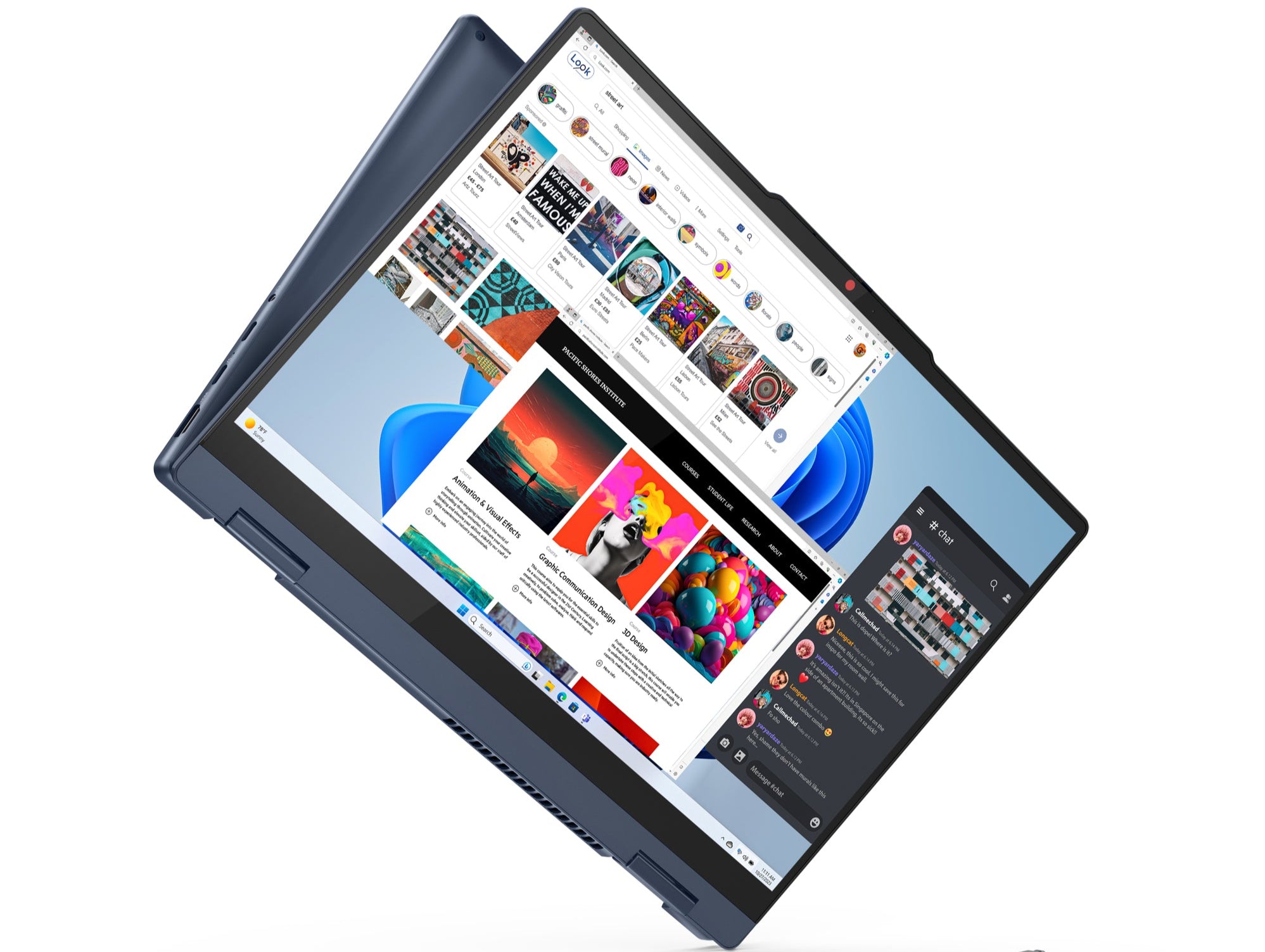 Lenovo IdeaPad 5 14AHP9 14" WUXGA Convertible Notebook, AMD R5-8645HS, 4.30GHz, 16GB RAM, 1TB SSD, Win11H - 83DR000SUS (Refurbished)