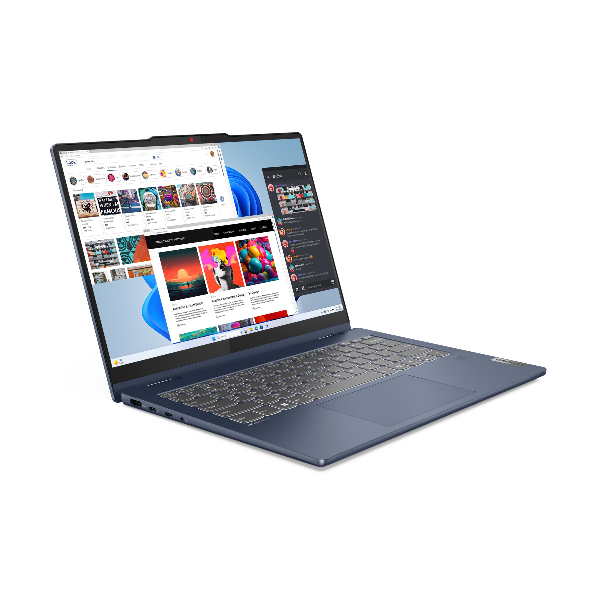 Lenovo IdeaPad 5 14AHP9 14" WUXGA Convertible Notebook, AMD R5-8645HS, 4.30GHz, 16GB RAM, 1TB SSD, Win11H - 83DR000SUS (Refurbished)