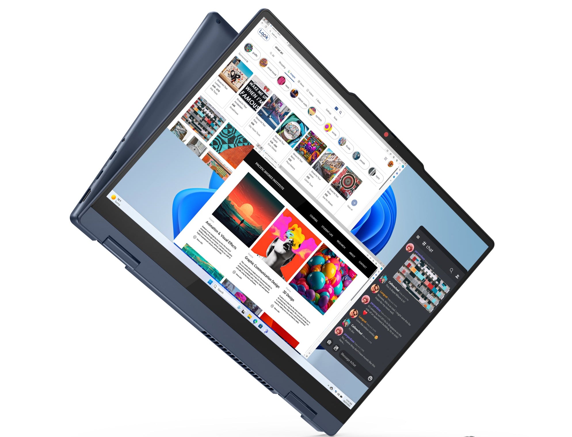 Lenovo IdeaPad 5 14IRU9 14" WUXGA Convertible Notebook, Intel 5 120U, 1.40GHz, 8GB RAM, 256GB SSD, Win11H - 83DT000MUS