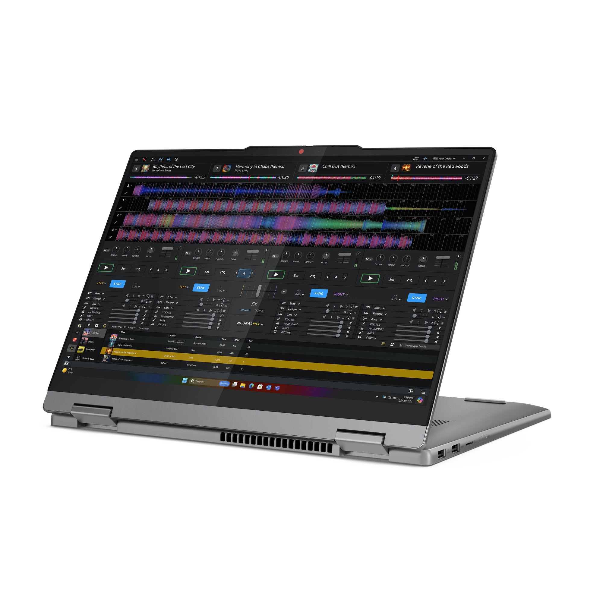 Lenovo IdeaPad 5 14Q8X9 14" WUXGA Convertible Notebook, Snapdragon X Plus, 3.40GHz, 16GB RAM, 1TB SSD, Win11H - 83GH0000US