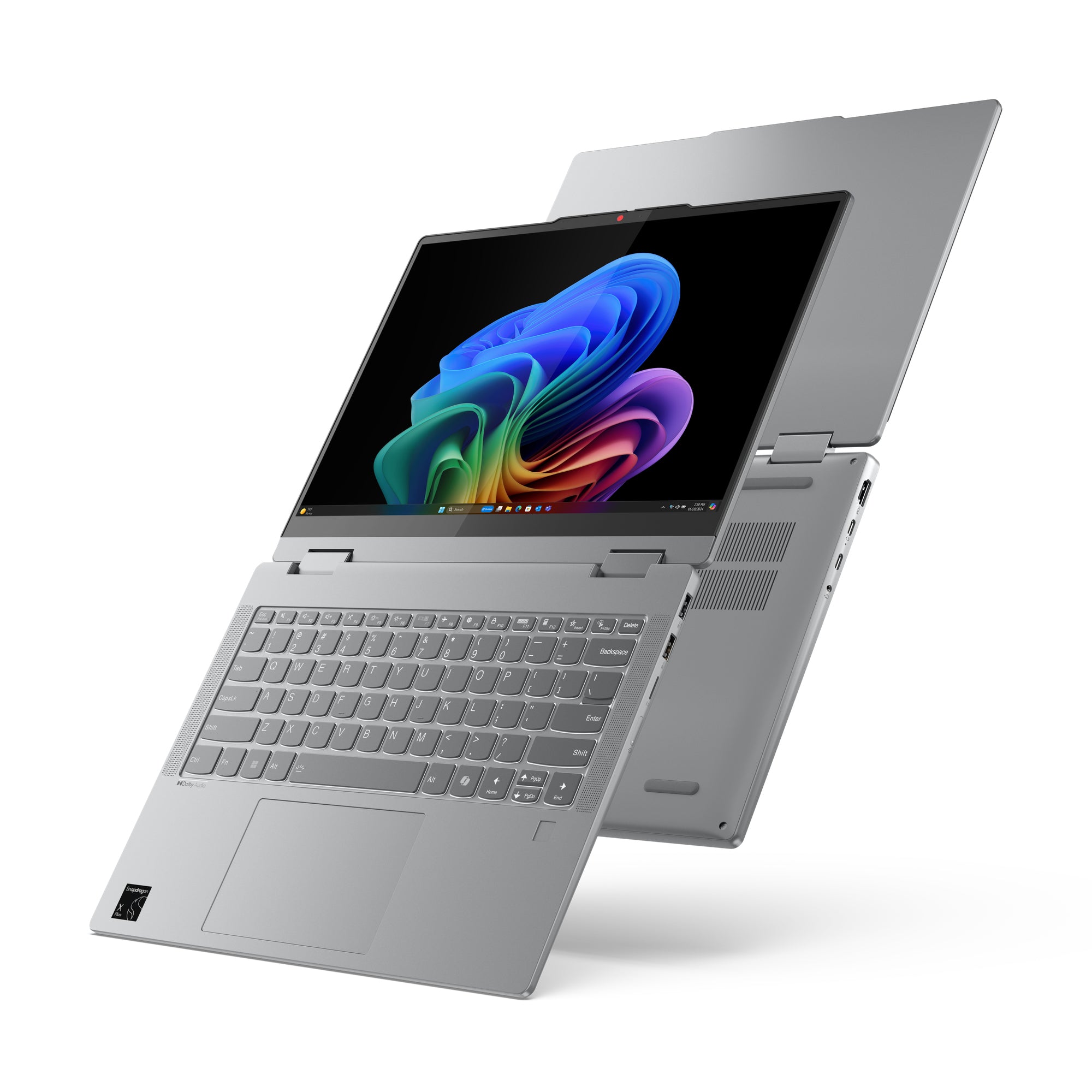 Lenovo IdeaPad 5 14Q8X9 14" WUXGA Convertible Notebook, Snapdragon X Plus, 3.40GHz, 16GB RAM, 1TB SSD, Win11H - 83GH0000US