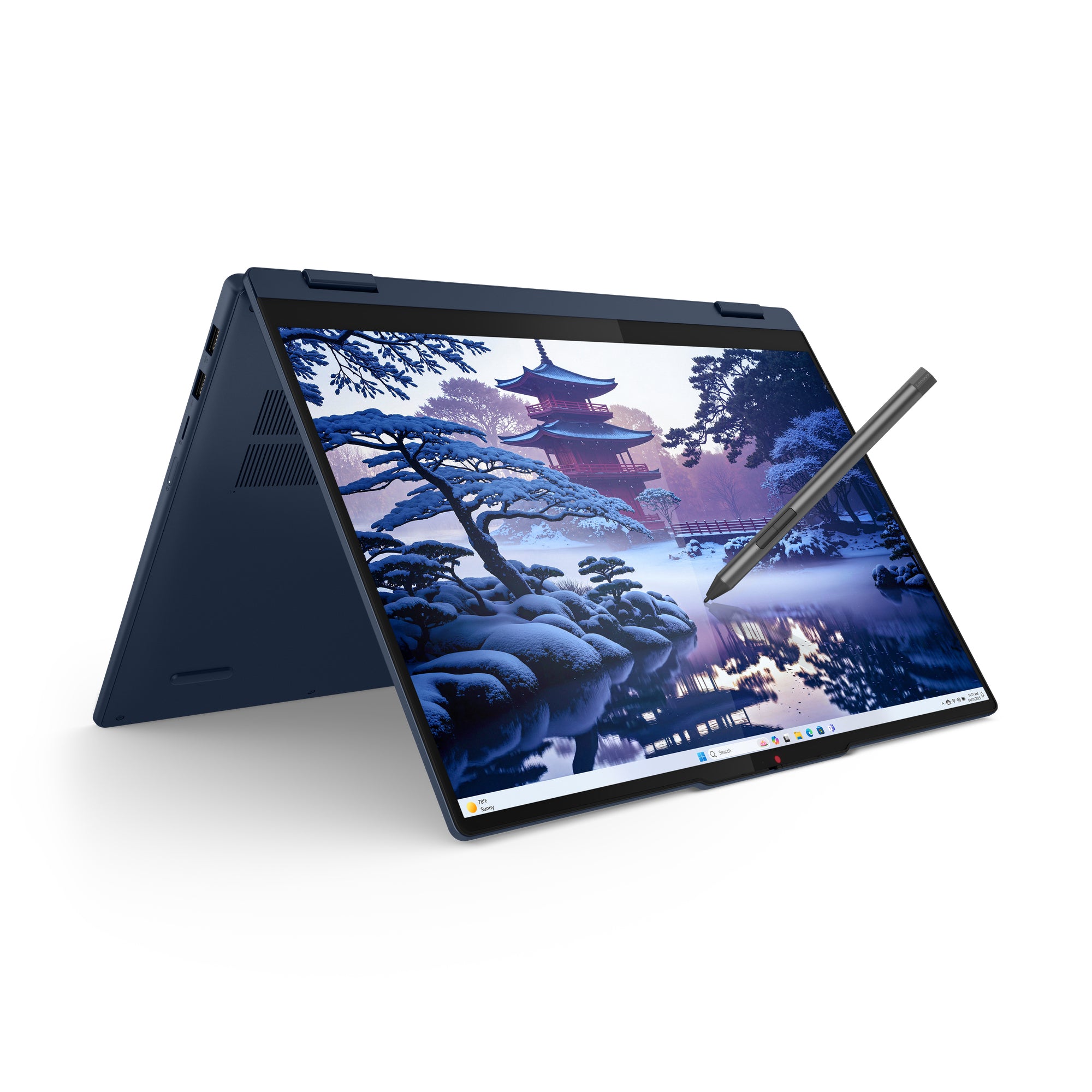 Lenovo IdeaPad 5 16IAL10 16" WUXGA Convertible Notebook, Intel Ultra 7 255U, 16GB RAM, 512GB SSD, Win11H - 83KS001MUS