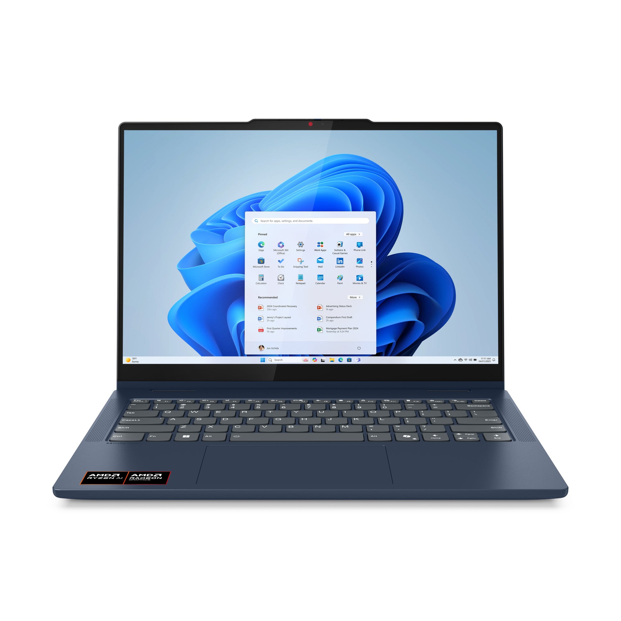 Lenovo IdeaPad 5 14AKP10 14" WUXGA Convertible Notebook, AMD Ryzen AI 5 340, 16GB RAM, 1TB SSD, Win11H - 83KT002QUS