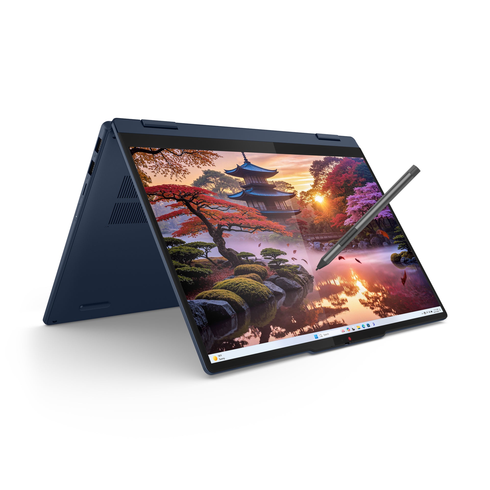 Lenovo IdeaPad 5 14AKP10 14" WUXGA Convertible Notebook, AMD Ryzen AI 5 340, 16GB RAM, 1TB SSD, Win11H - 83KT002QUS