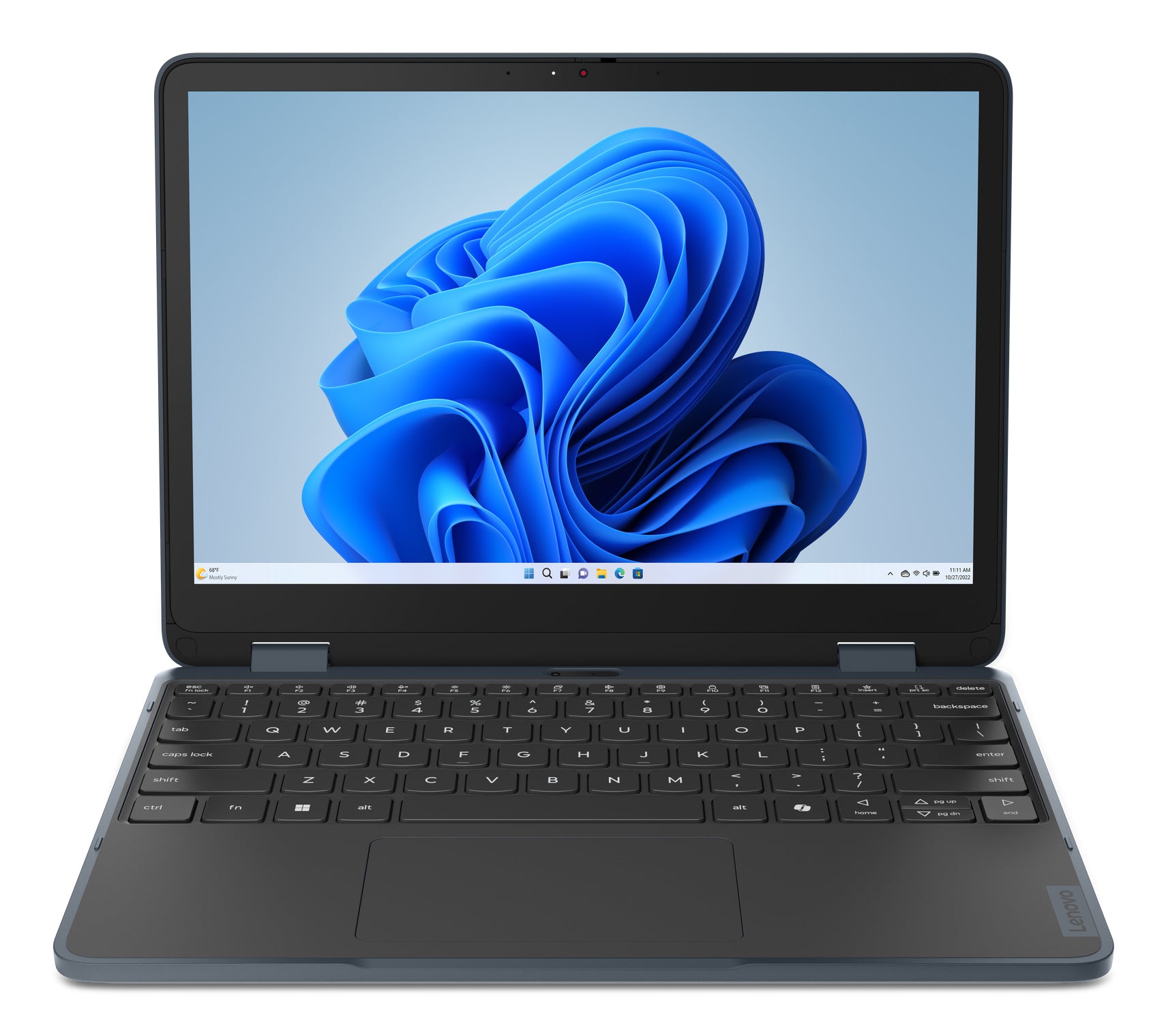Lenovo 500w Gen 5 12.2" WUXGA Convertible Notebook, Intel N150, 8GB RAM, 128GB eMMC, Win11P - 83LH0005US