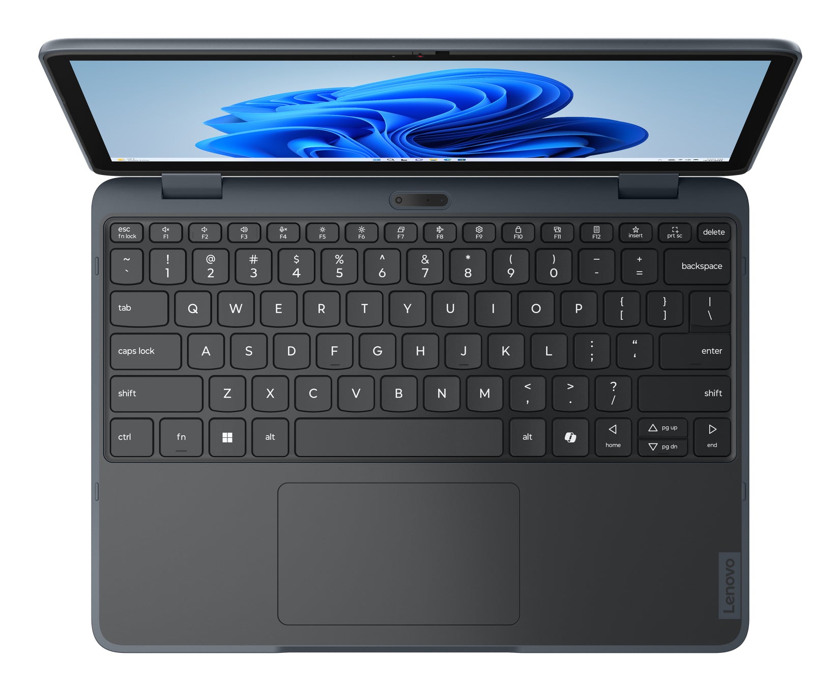 Lenovo 500w Gen 5 12.2" WUXGA Convertible Notebook, Intel N150, 8GB RAM, 128GB eMMC, Win11P - 83LH0005US