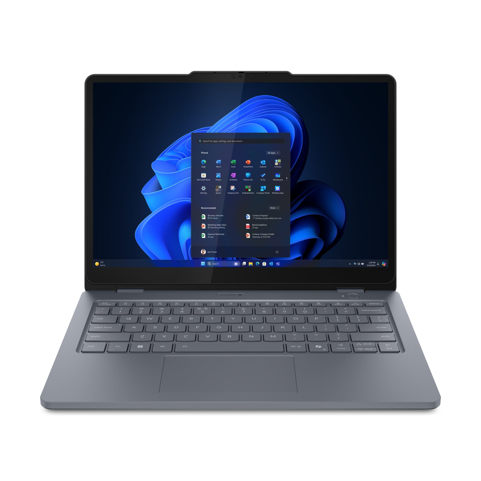 Lenovo 13w Gen 3 13.3" WUXGA Convertible Notebook, Intel Core 3 100U, 8GB RAM, 256GB SSD, Win11P - 83M9000DUS