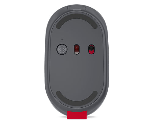 Lenovo Go USB-C Wireless Mouse, Blue Optical, 2.4GHz, Scroll Wheel, 3 Buttons, Storm Grey - GY51C21210