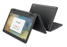 Lenovo N23-Yoga Convertible ChromeBook, 11.6" IPS HD Touchscreen, MediaTek:MT8173C, 2.00Ghz, 4GB RAM, 32GB eMMC, Chrome OS- ZA260016US