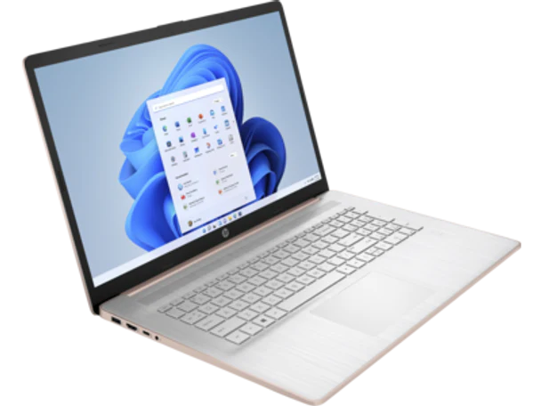 HP 17-cn0514nr 17.3" HD+ Notebook, Intel Celeron N4500, 1.10GHz, 4GB RAM, 256GB SSD, Win11H - B90H8UA#ABA