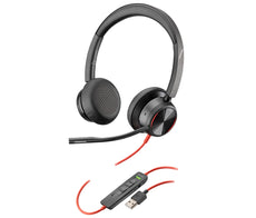 HP Poly Blackwire 8225 USB-A Headset, Wired, Noise Cancellation - 772K2AA