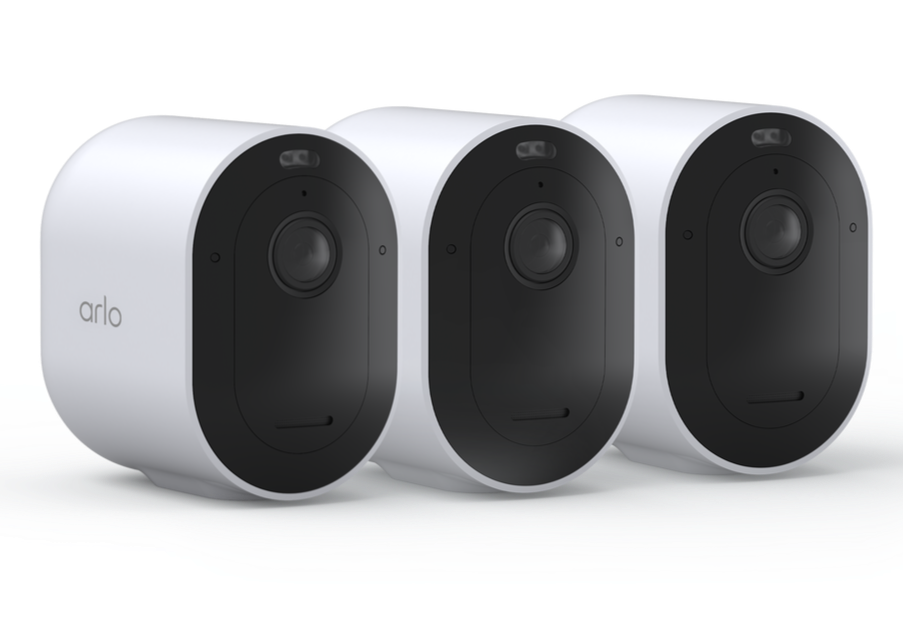 Arlo Pro 5S 2K Wireless Security Camera (3 Pack), Wi-Fi, 160° View, Black - VMC4360P-100NAR (Certified Refurbished)