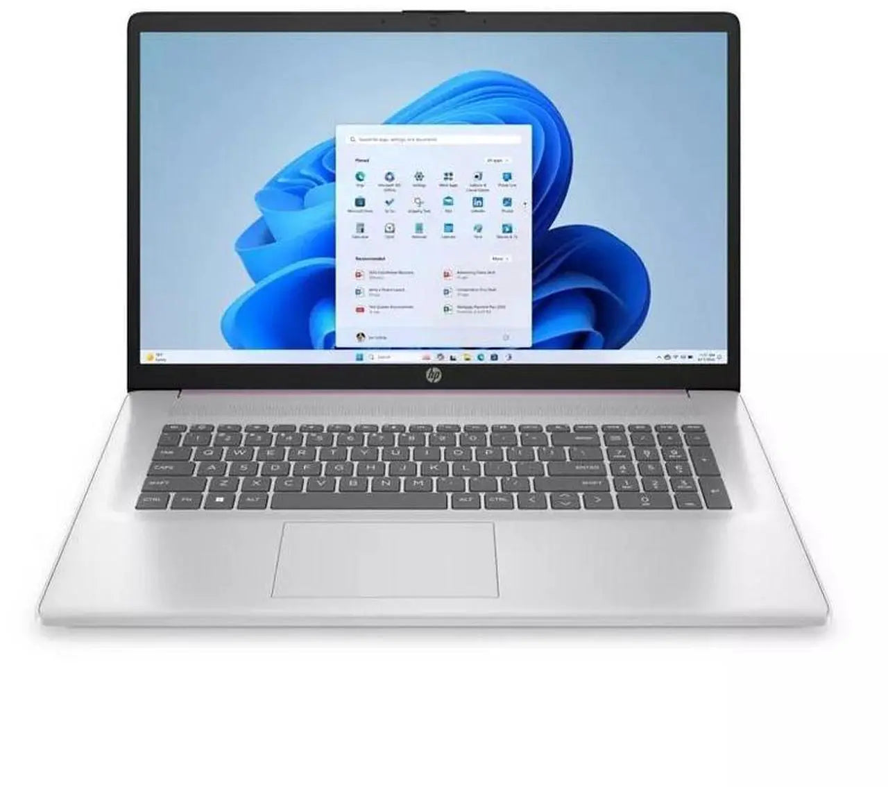 HP 17-cn3002tg 17.3" HD+ Notebook, Intel N200, 3.70GHz, 4GB RAM, 128GB UFS, W11HS - 9Q6A3UA#ABA
