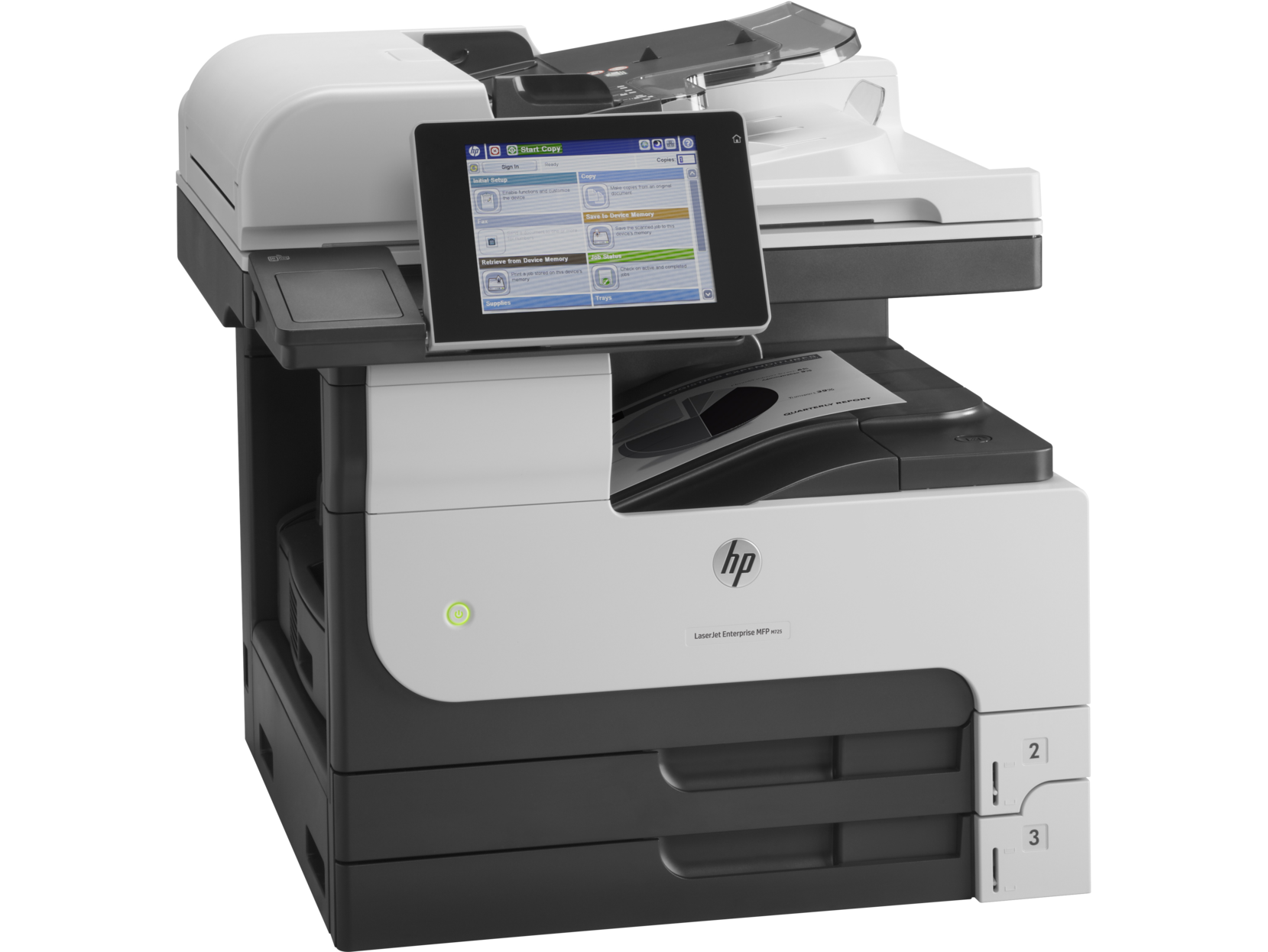 HP LaserJet Enterprise M725dn Multifunction Printer, 40 ppm, Print/Copy/Scan - CF066A#BGJ (Certified Refurbished)