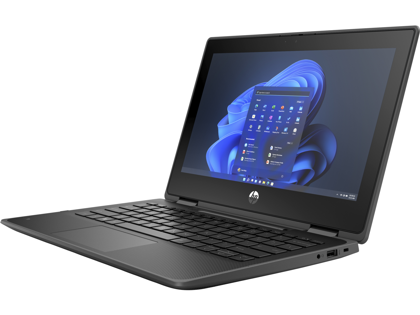 HP Pro x360 Fortis 11 G10 11.6" HD Convertible Notebook, Intel i5-1230U, 8GB RAM, 256GB SSD, Win11P - 88S03US#ABA