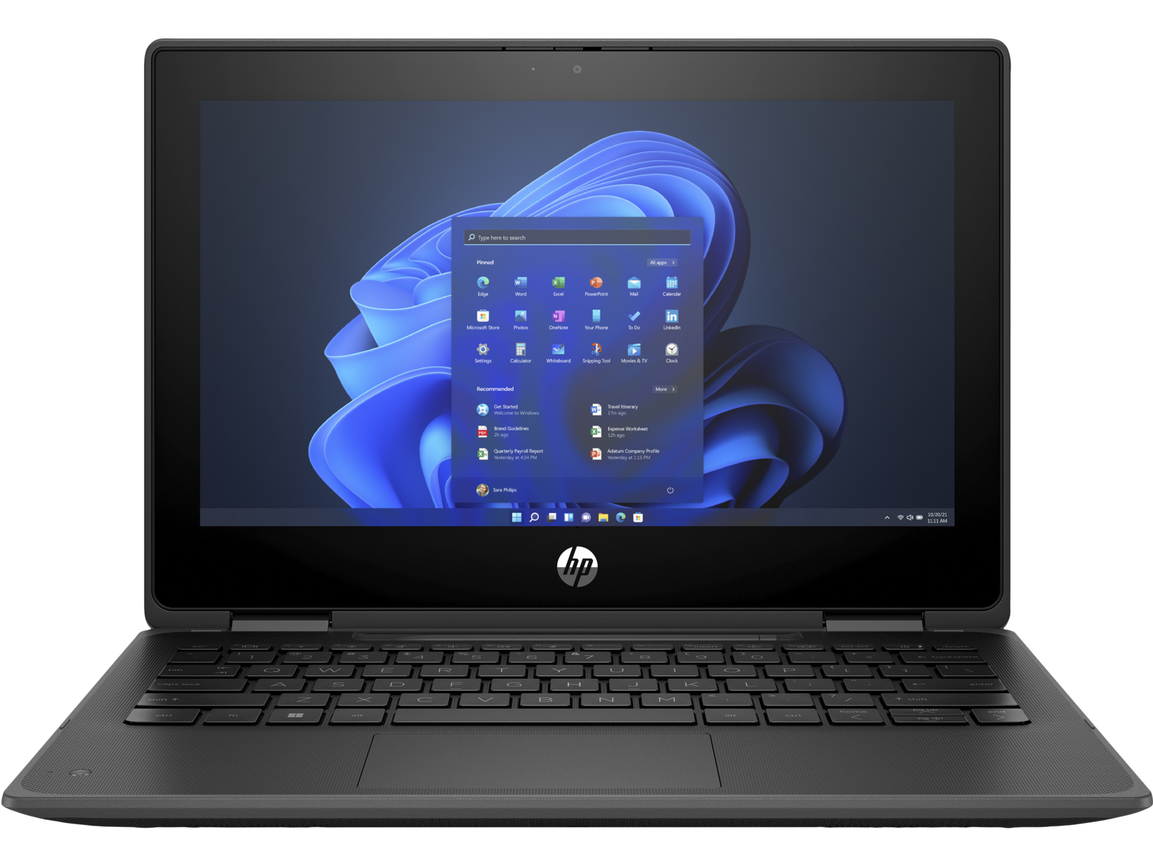 HP Pro x360 Fortis 11 G10 11.6" HD Convertible Notebook, Intel i5-1230U, 8GB RAM, 256GB SSD, Win11P - 88S03US#ABA
