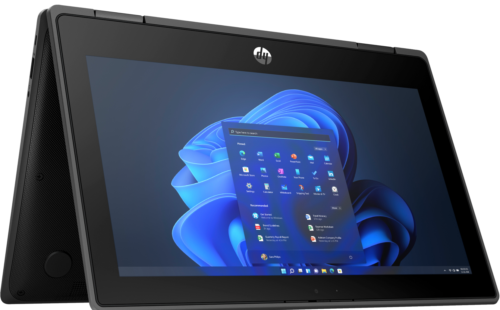HP Pro x360 Fortis 11 G10 11.6" HD Convertible Notebook, Intel i5-1230U, 8GB RAM, 256GB SSD, Win11P - 88S03US#ABA