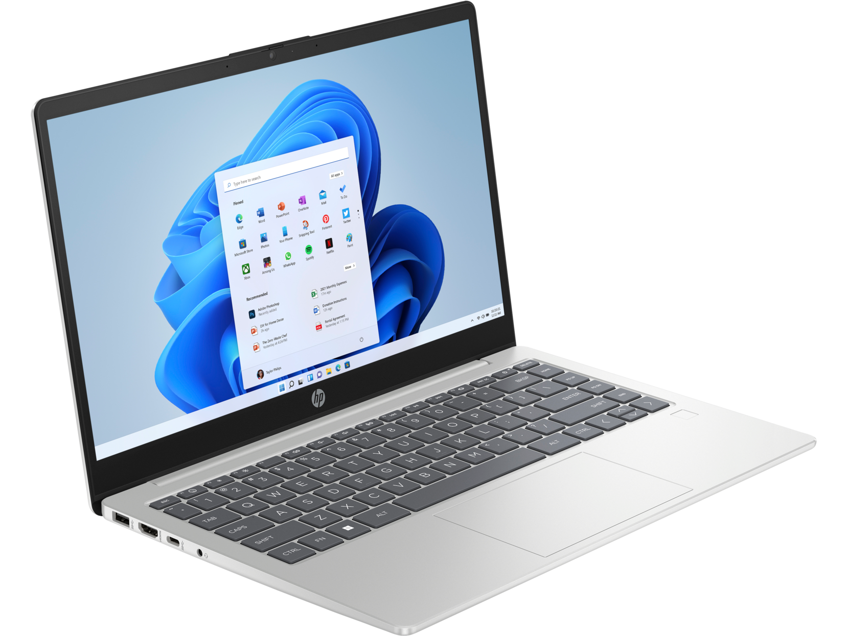 HP 14-ep0063nr 14" HD Notebook, Intel Pentium N200, 3.70GHz, 4GB RAM, 128GB SSD, Win11H - 7H365UA#ABA